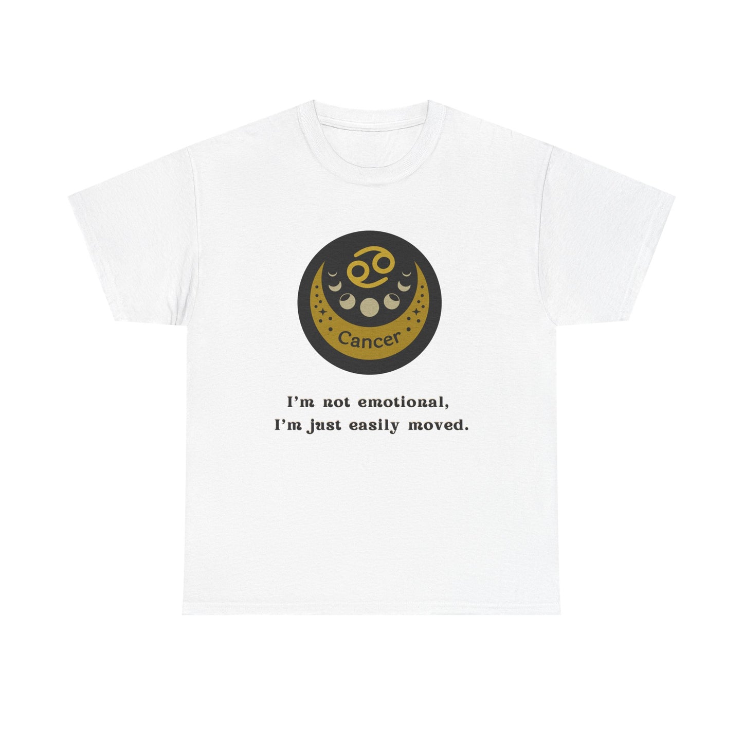 Cancer T-Shirt, Cancer Horoscope Gifts, Birth Month Gifts, Zodiac Sign T-Shirt Gifts, Astrology T-Shirt, Unisex Heavy Cotton Tee, Gift for a Cancer Horoscope
