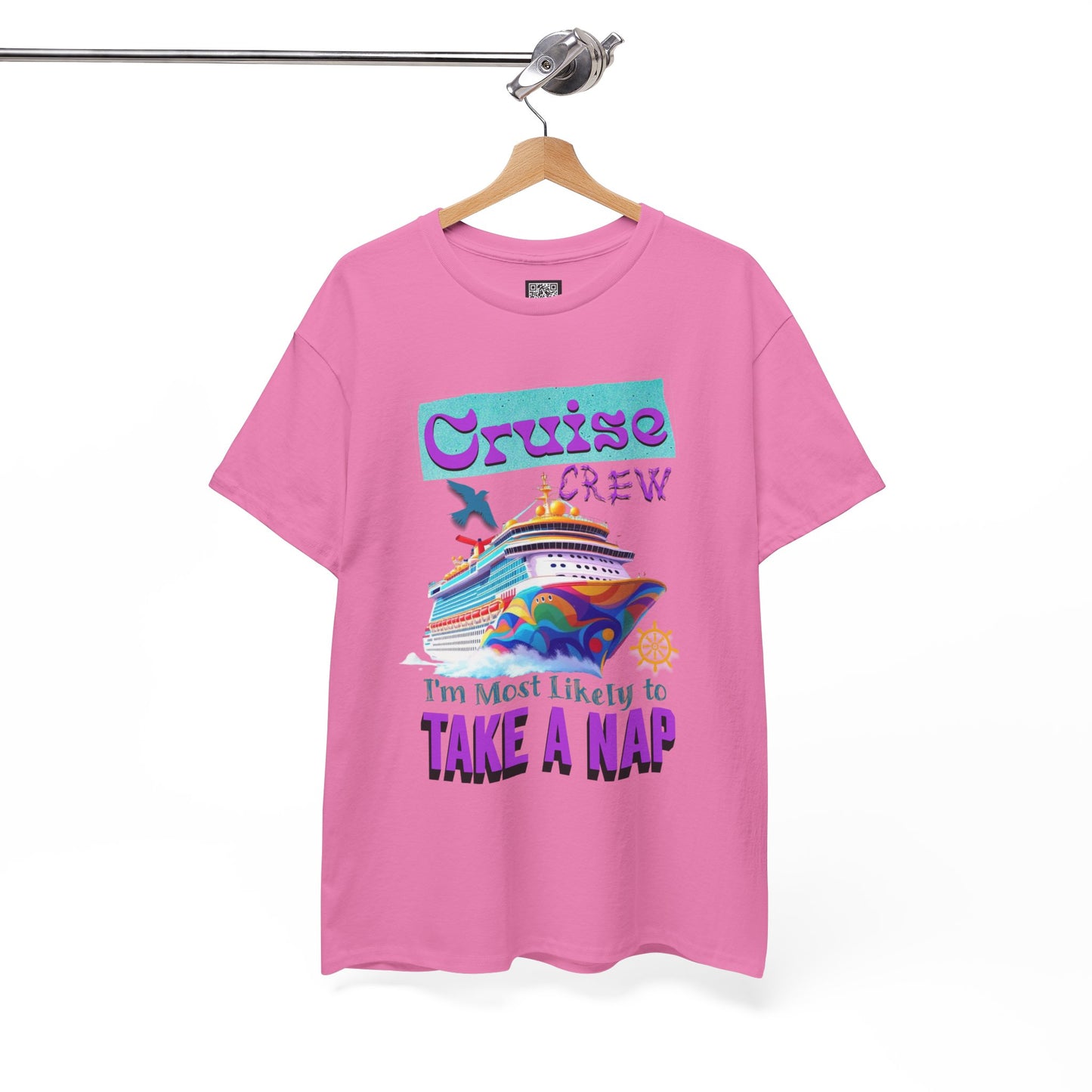 Cruise Crew Nap Tee, Unisex Cotton Shirt, Fun Cruise Vacation Apparel, Cruising Nautical Gift, Group Travel Outfit, Fun Cruise Shirt