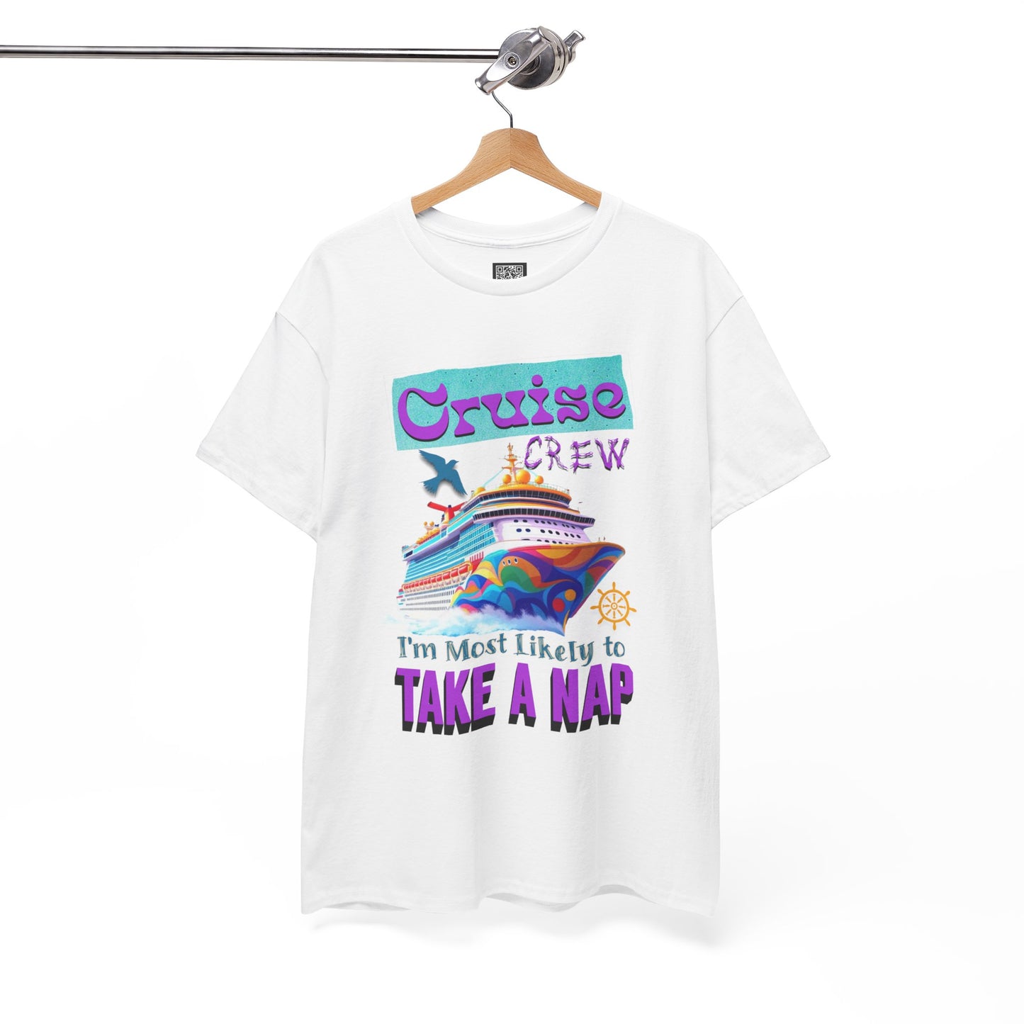 Cruise Crew Nap Tee, Unisex Cotton Shirt, Fun Cruise Vacation Apparel, Cruising Nautical Gift, Group Travel Outfit, Fun Cruise Shirt