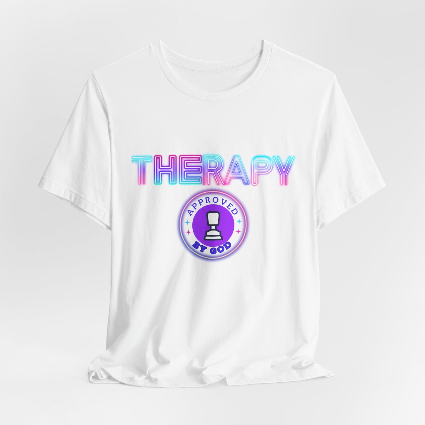 Mental Health Shirts, Mental Health Care Gifts, Inspirational Shirts, Therapy T-shirts, Therapy Works, Motivational T-Shirts, Religious Tees