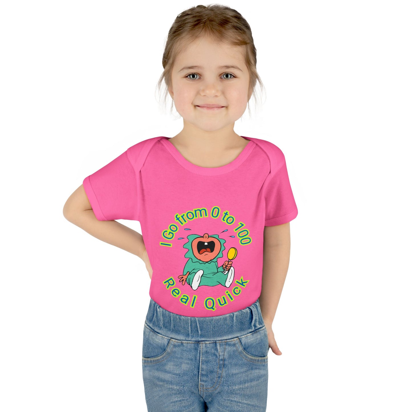 Funny Baby Onesies from 0 to 24 Months, Cute Colorful Baby Onesies for Boy or Girl, From 0 to 100 Real Quick, Newborn Baby Shower Gifts