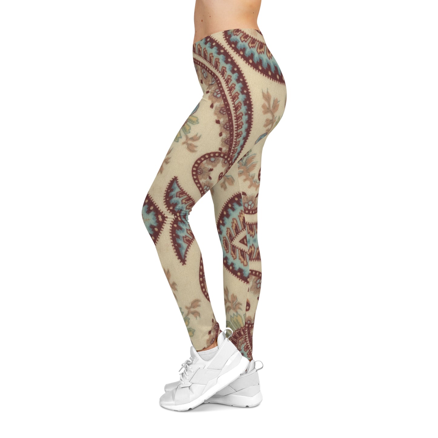 Paisley Boho Leggings — Vintage Floral Bohemian Women's Leggings