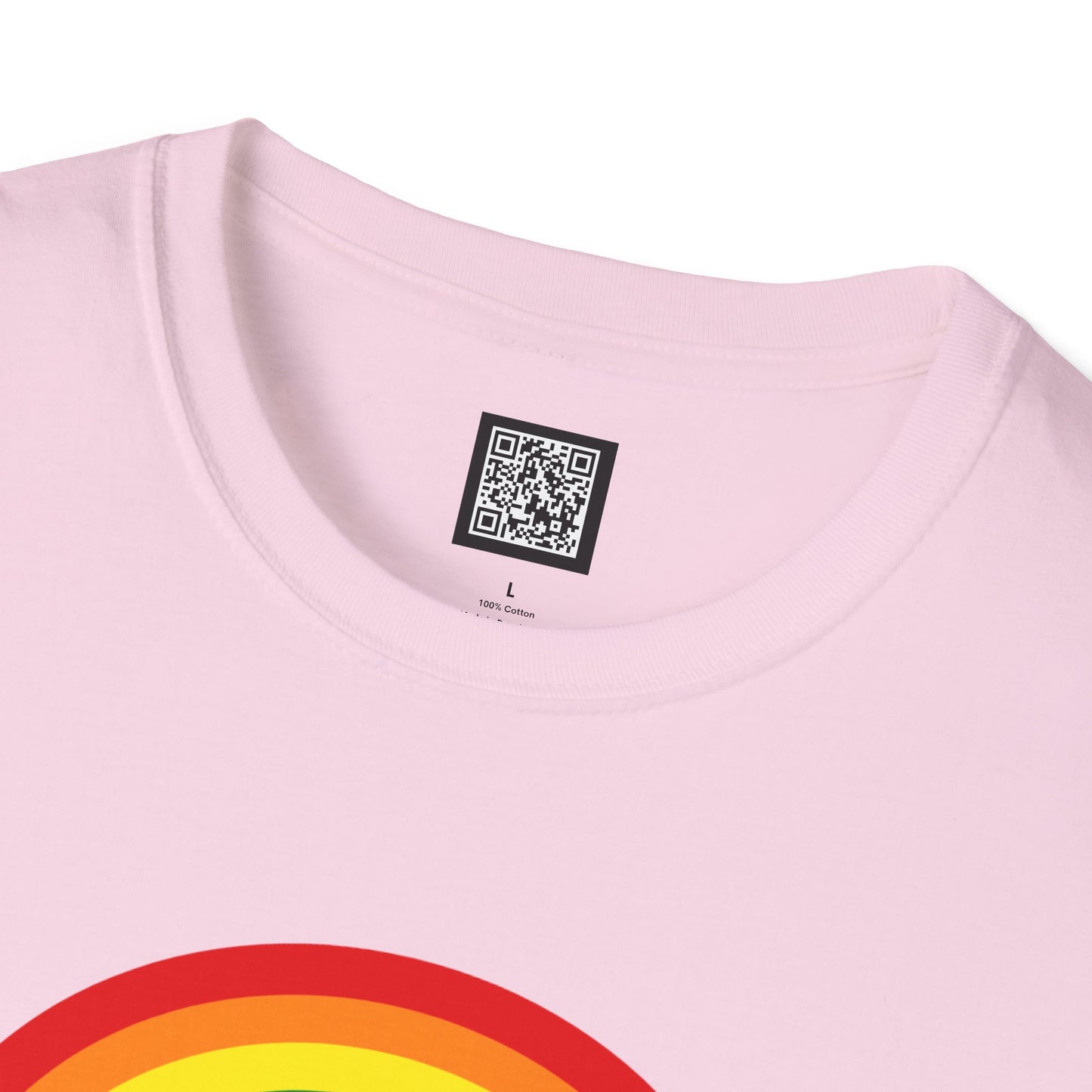 Rainbow Diversity Unisex Softstyle T-Shirt, LGBTQ+ Pride Apparel, WEHO Inclusive Gift, Casual Wear, Colorful Tee for Pride Celebrations