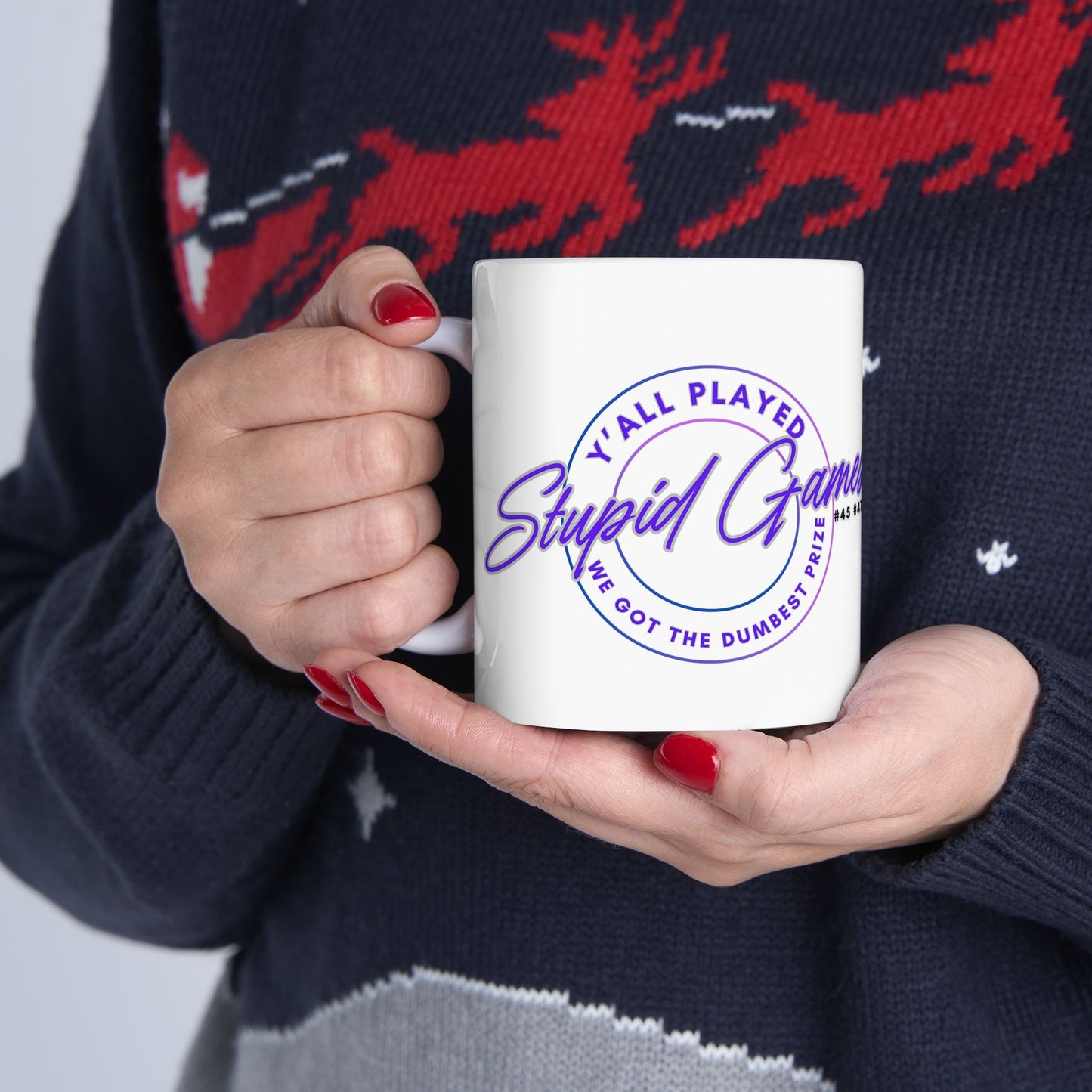 Play Stupid Games Win Stupid Prizes Mug, Unisex Black History Mug, 92% Black Women Mug, Women Feminist Mug, Black Girl Magic Mug (11oz, 15oz)