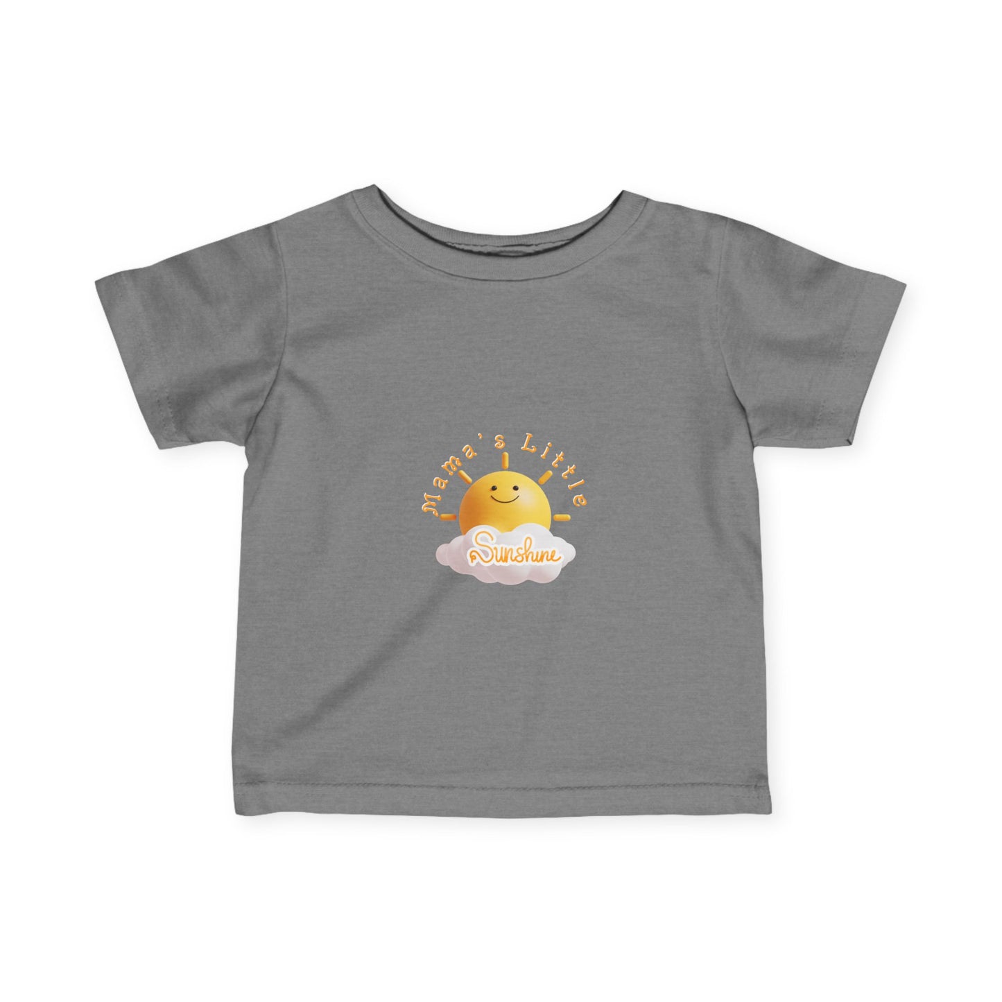 Mama's Little Sunshine Infant Fine Jersey Tee, Perfect Baby Shower Gift for Boy or Girl, 6-24 Mo. Toddler T-Shirt Gifts, T-Shirts for Toddler Boy and Girls