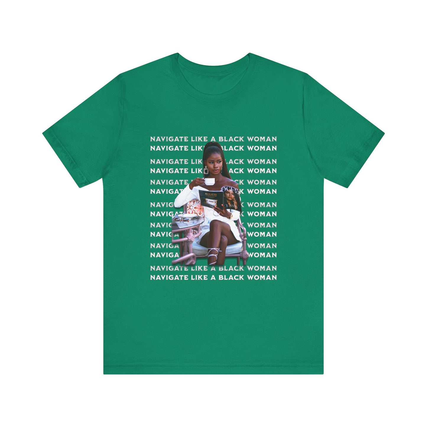 Navigate Like a Black Woman, Black Woman Shirt, 92% Black Woman Club, Black Girl Magic T-Shirts, Black History Month Shirts for Women