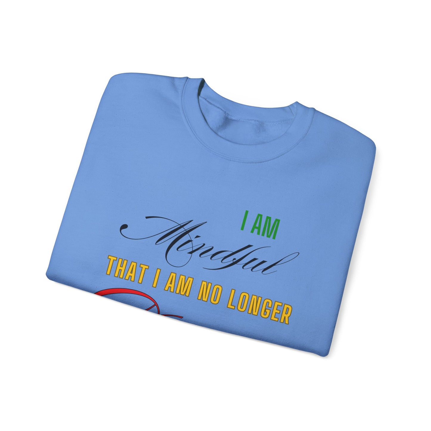 "Mindful But Not Demure" Heavy Blend™ Crewneck Sweatshirt, Demure Shirt, Funny Trendy Shirt, Viral Meme Shirt, Female Empowerment Shirt, Very Demure Very Mindful Very Cutesy, Minimalist Style