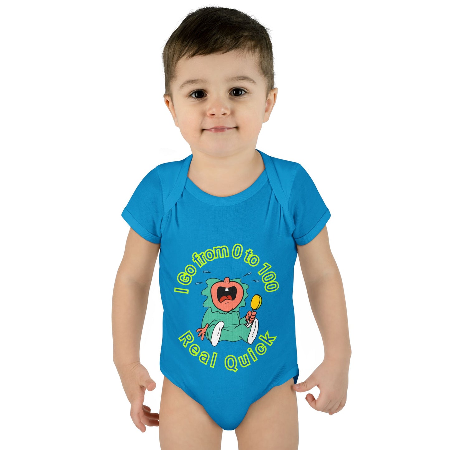 Funny Baby Onesies from 0 to 24 Months, Cute Colorful Baby Onesies for Boy or Girl, From 0 to 100 Real Quick, Newborn Baby Shower Gifts