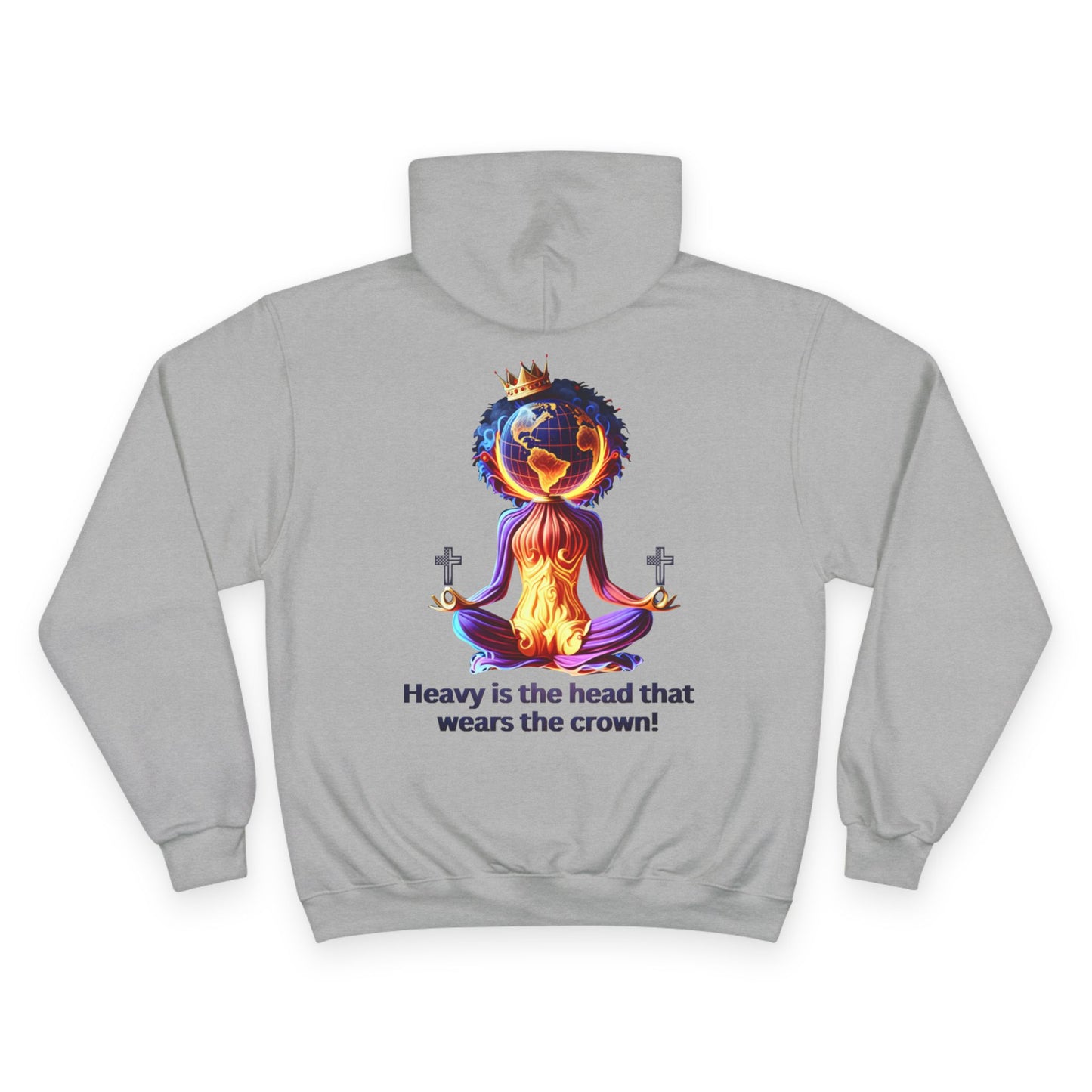 "Heavy is the Head" Champion Hoodie for Women, Inspirational Hoodie for Women, Women Empowerment Hoodies for Women