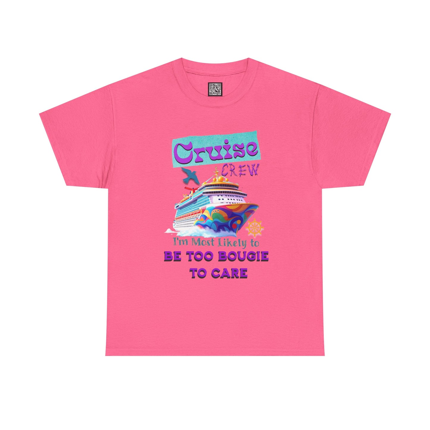 Cruise Crew Tee: Be Too Bougie to Care, Vacation Outfits, Nautical Shirt, Travel Gift, Summer Apparel, T-Shirt for the Bougie One