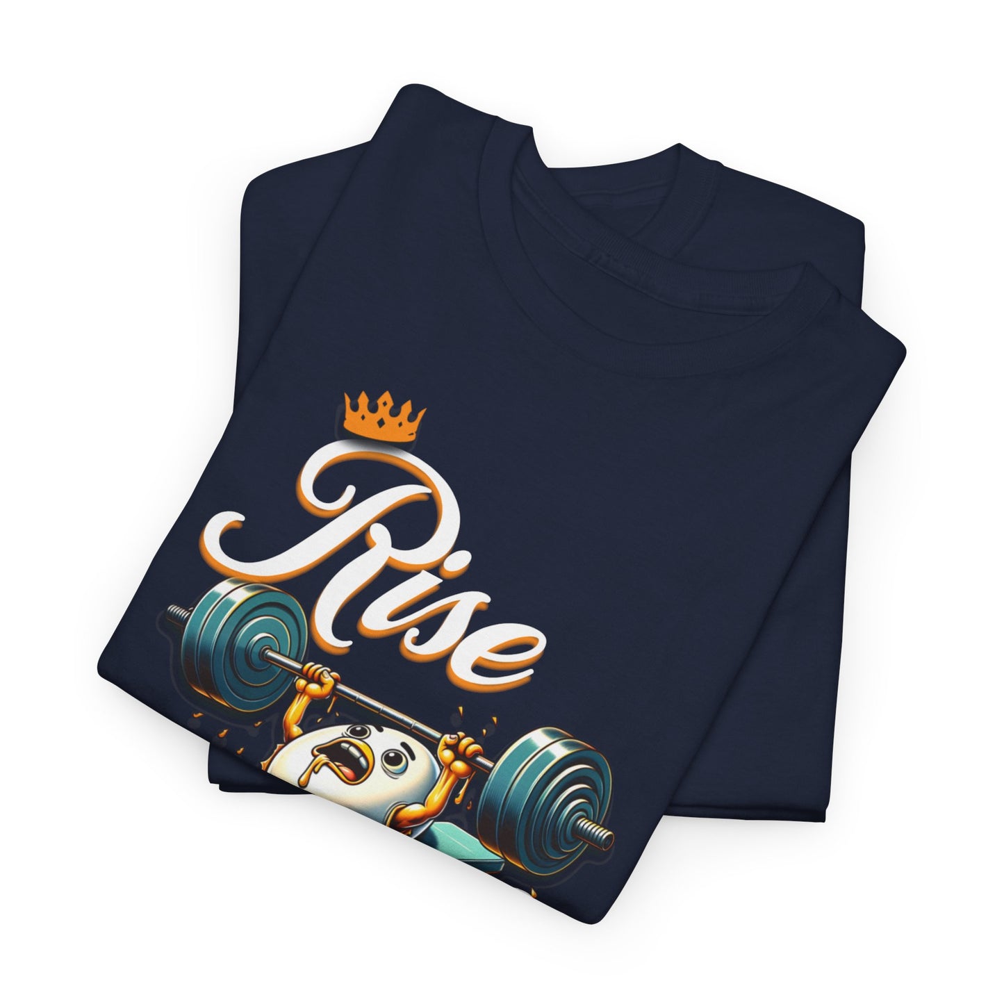 Egg-cellent Grind T-Shirts, Rise & Grind Gym Motivational Unisex Tee, Humorous T-Shirt for Fitness Enthusiasts, Motivational Cute Fitness T-Shirt