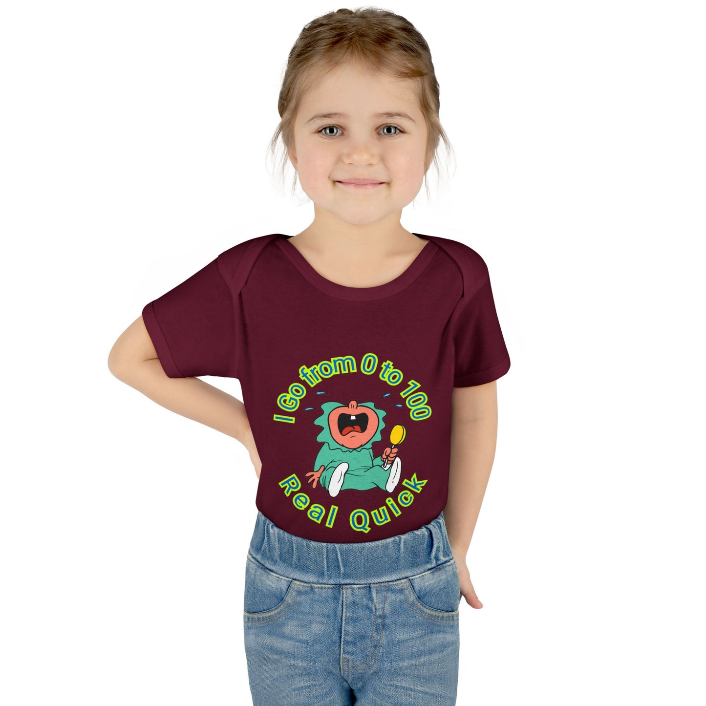 Funny Baby Onesies from 0 to 24 Months, Cute Colorful Baby Onesies for Boy or Girl, From 0 to 100 Real Quick, Newborn Baby Shower Gifts