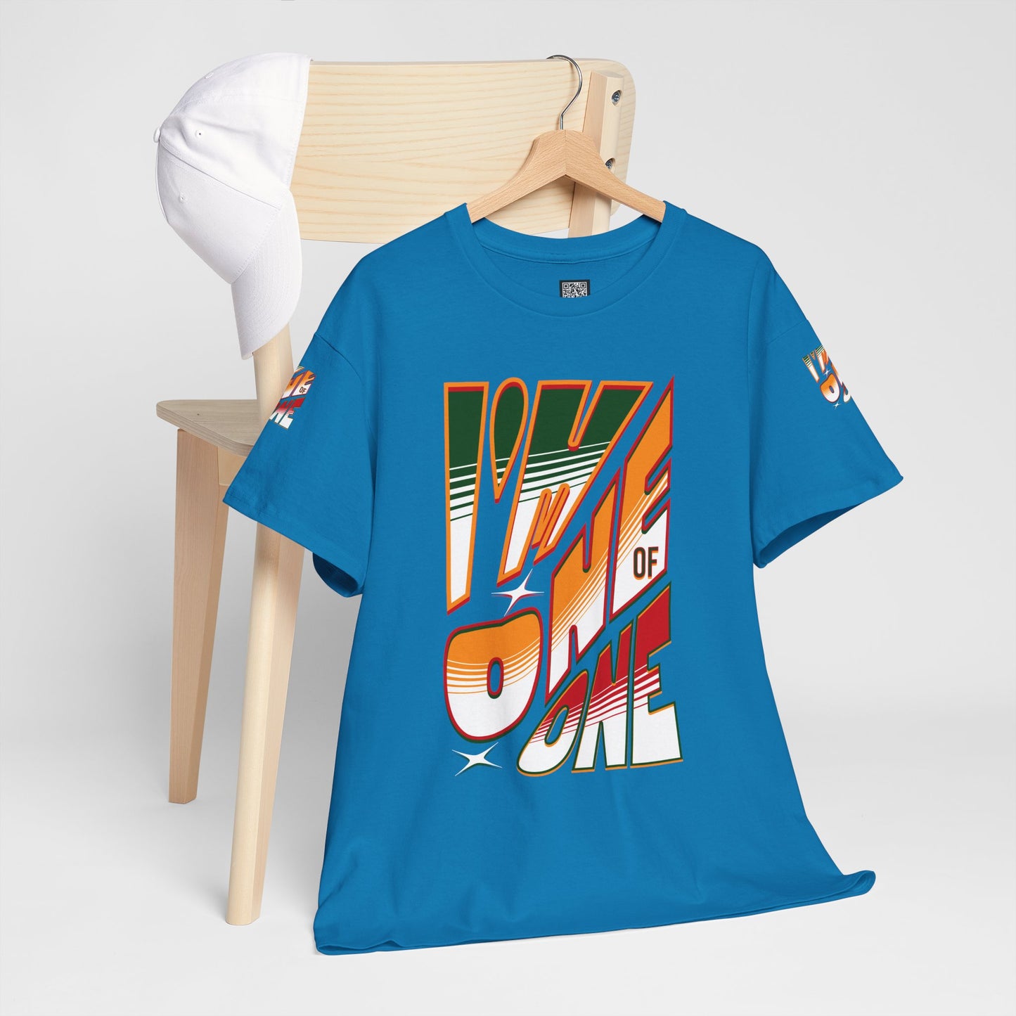 Unisex Heavy Cotton Tee - I'm One of One, Juneteenth Graphic T-Shirt, Bold Statement Shirt, Unisex Self-Love Style T-Shirt, Melanin T-Shirt