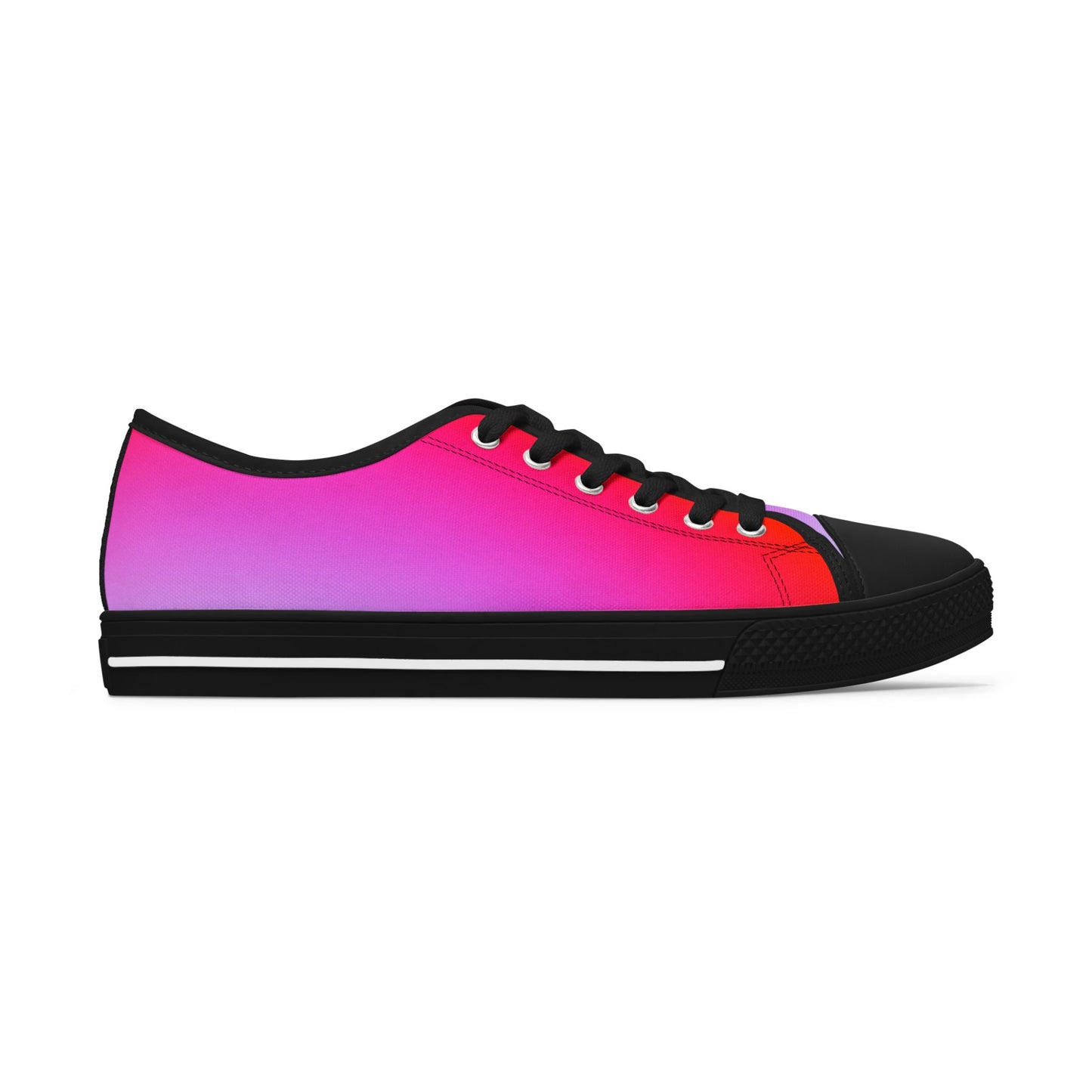 Gradient Women's Low Top Sneakers, Stylish Casual Women Shoes, Trendy Women Sneakers, Cute Summer Footwear, Gift for Her