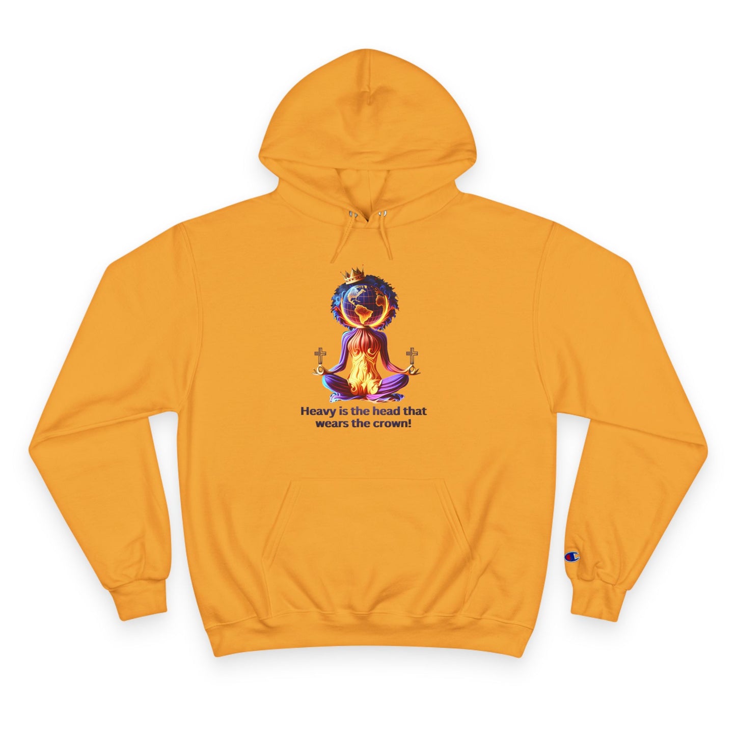 "Heavy is the Head" Champion Hoodie for Women, Inspirational Hoodie for Women, Women Empowerment Hoodies for Women
