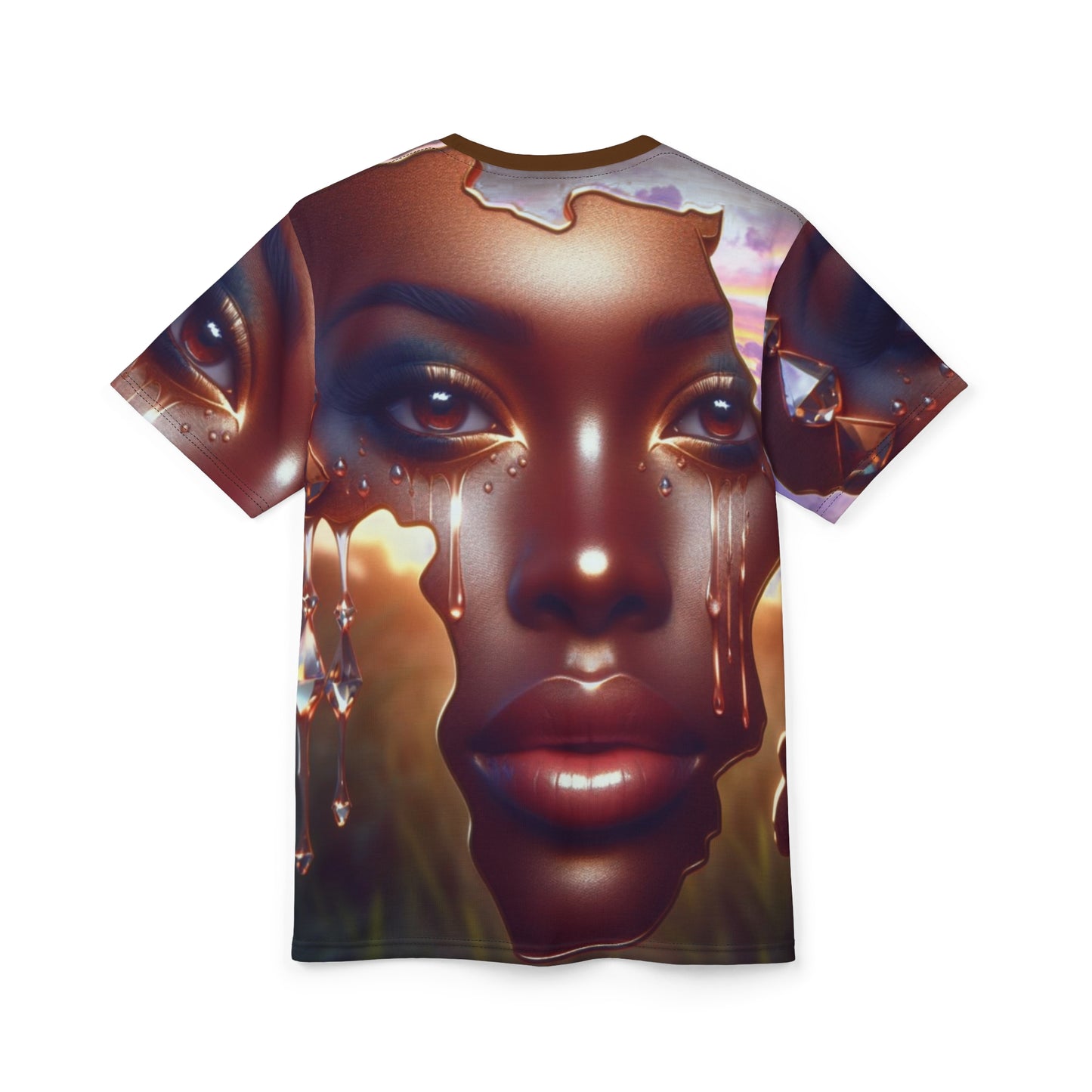 Artistic African Tee for Women, Unique Graphic African Shirt, Handcrafted Apparel, Gift for Art Lovers, Celebration Fashion, Mother Africa T-Shirt