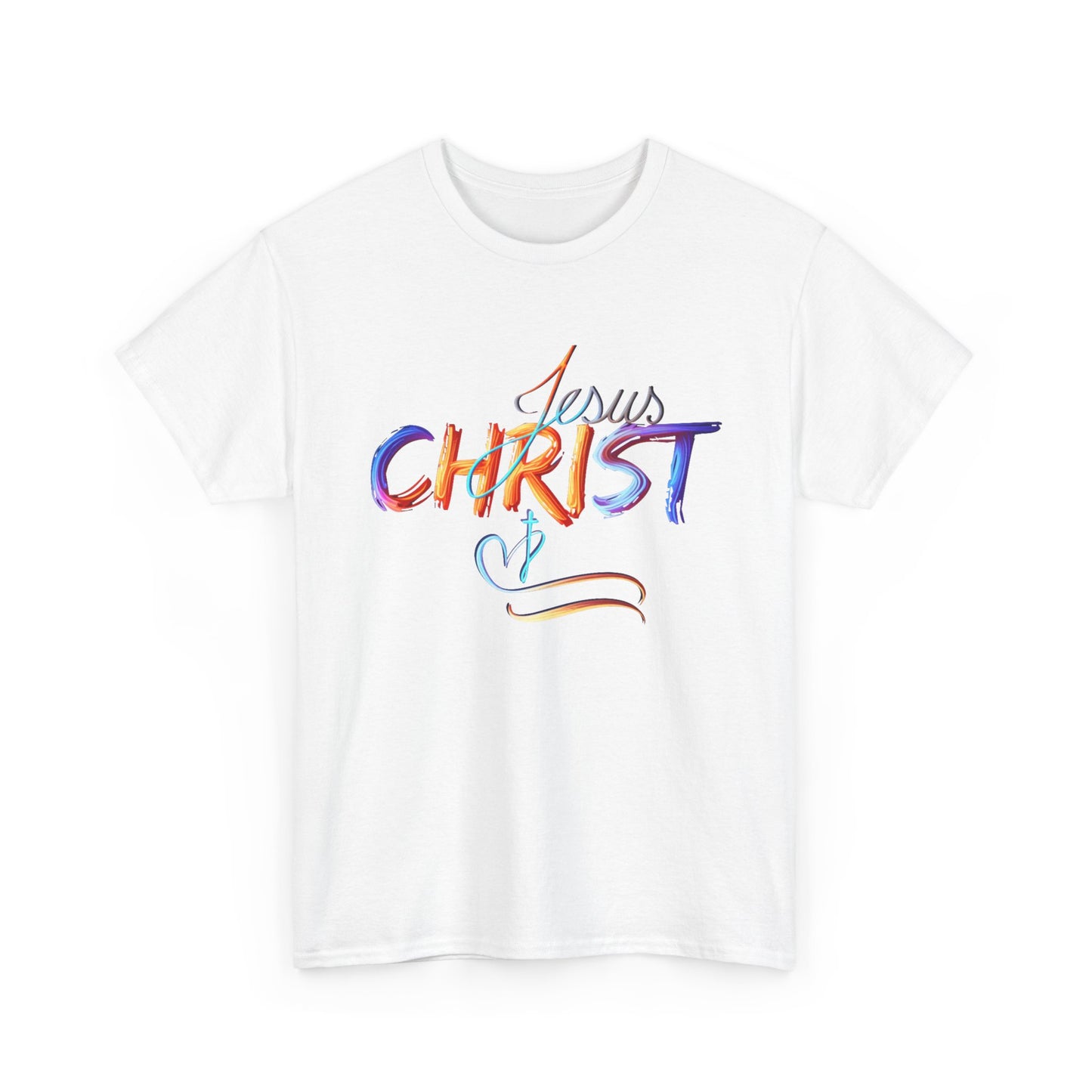 Jesus Christ Shirt, Faith & Light T-shirt, Christian Apparel, Bold Christian Graphics, Christian Gift, Faith-Based Art, Gospel Merchandise