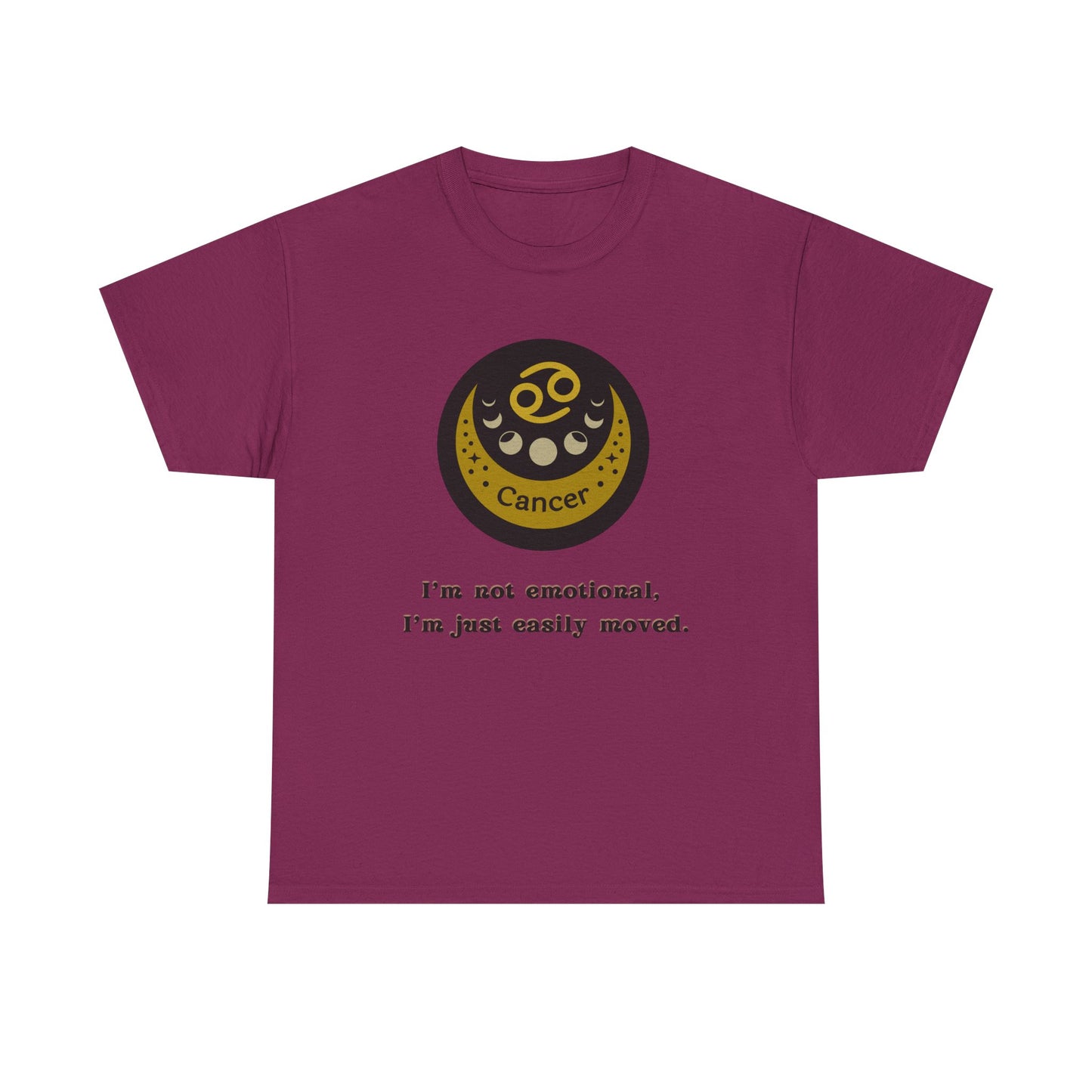 Cancer T-Shirt, Cancer Horoscope Gifts, Birth Month Gifts, Zodiac Sign T-Shirt Gifts, Astrology T-Shirt, Unisex Heavy Cotton Tee, Gift for a Cancer Horoscope