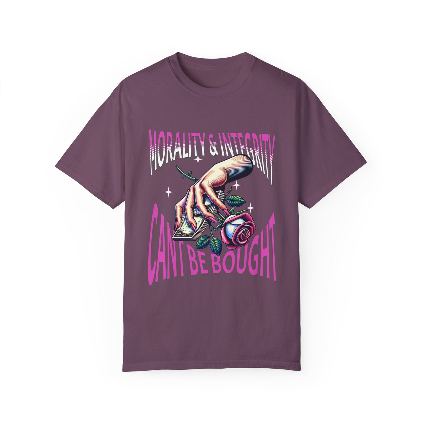 Morality & Integrity Can’t Be Bought T-Shirts, Inspirational T-Shirts, Unisex Morality Shirts, Motivational Shirts for a Gift, Integrity Shirts