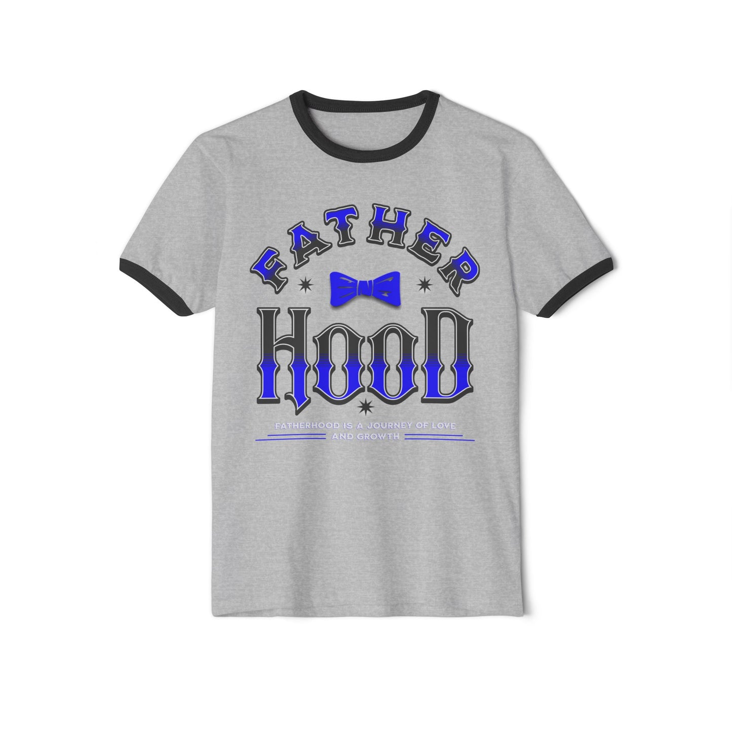 Fatherhood Unisex Cotton Ringer T-Shirt | Cool Dad Tee, Gift for New Dads, Father's Day Shirt, Dad Life Apparel, Casual Wear