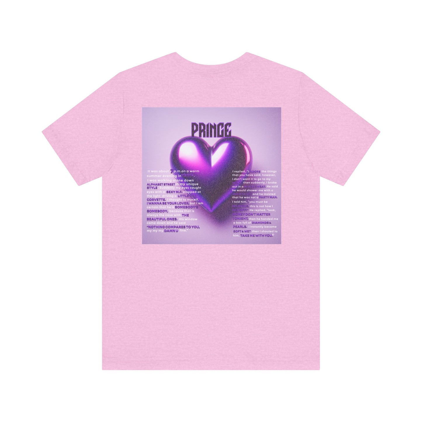Prince Tribute Unisex Tee - Stylish Band Shirt, Music Lover Gift, Festival Wear, Retro Fashion, Unique Graphic Tee, Prince Song Collaboration