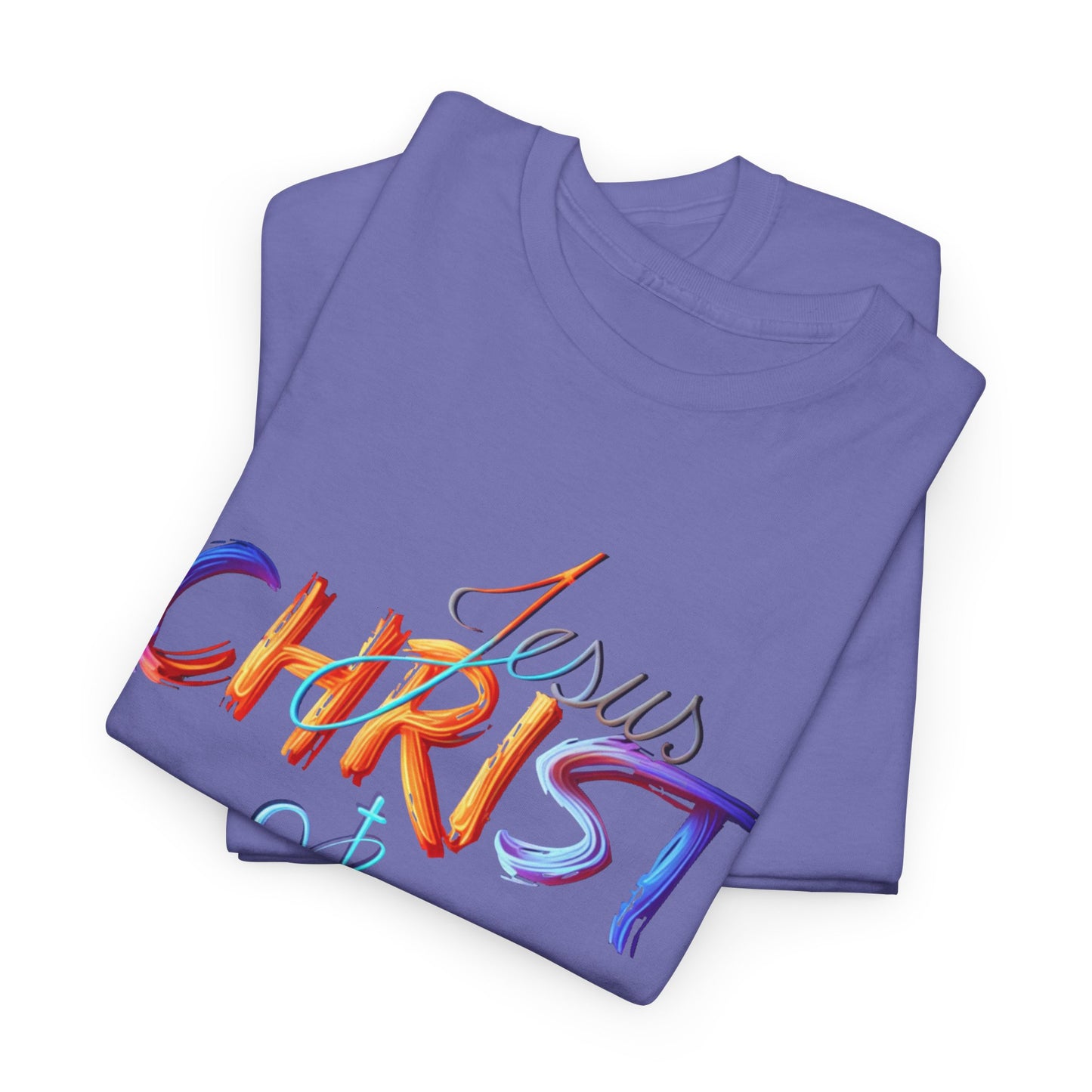 Jesus Christ Shirt, Faith & Light T-shirt, Christian Apparel, Bold Christian Graphics, Christian Gift, Faith-Based Art, Gospel Merchandise
