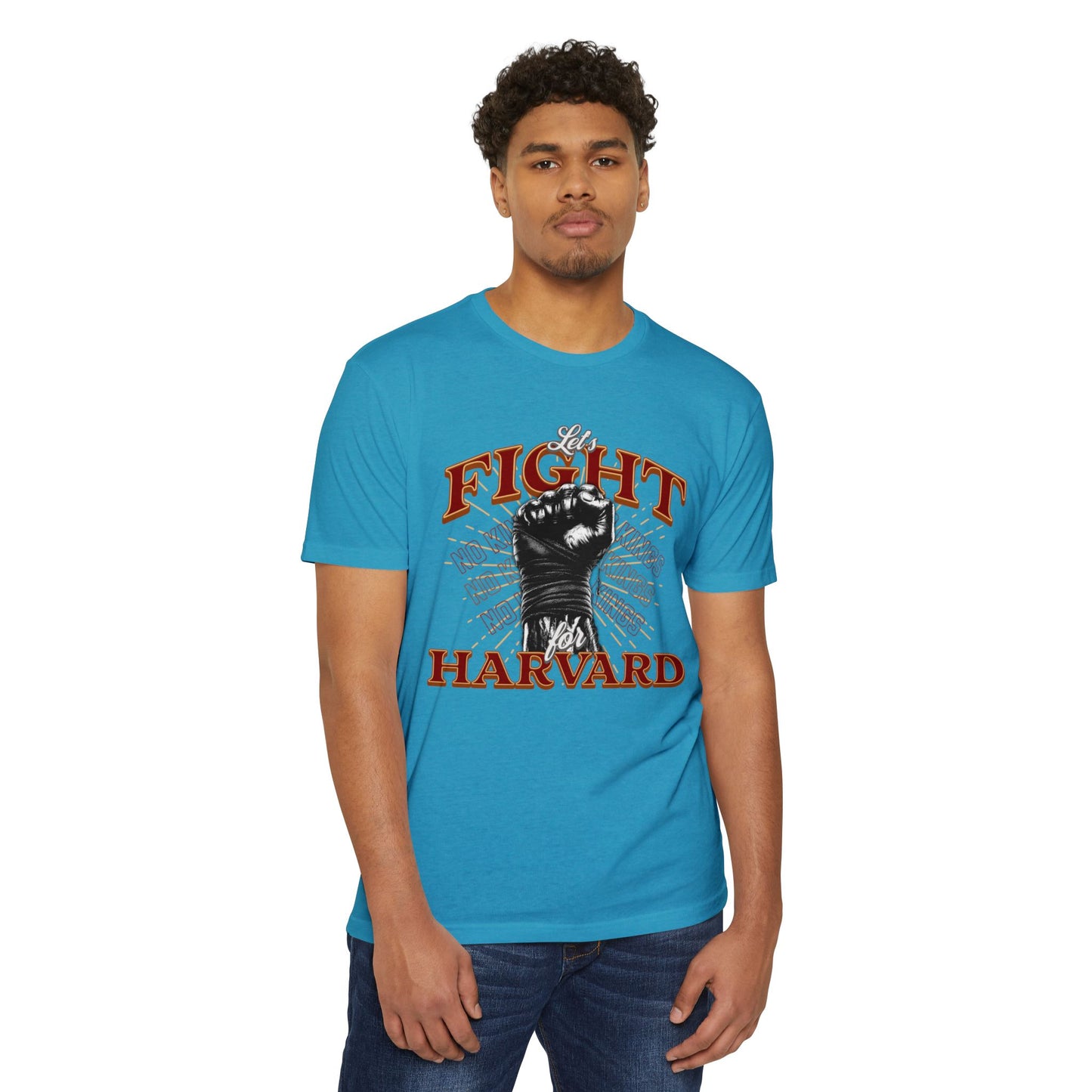 Empowering Fight for Hardvard University T-Shirt | Trump vs. Harvard T-Shirts, Spirit of Democracy, Standing with Hardvard Tee