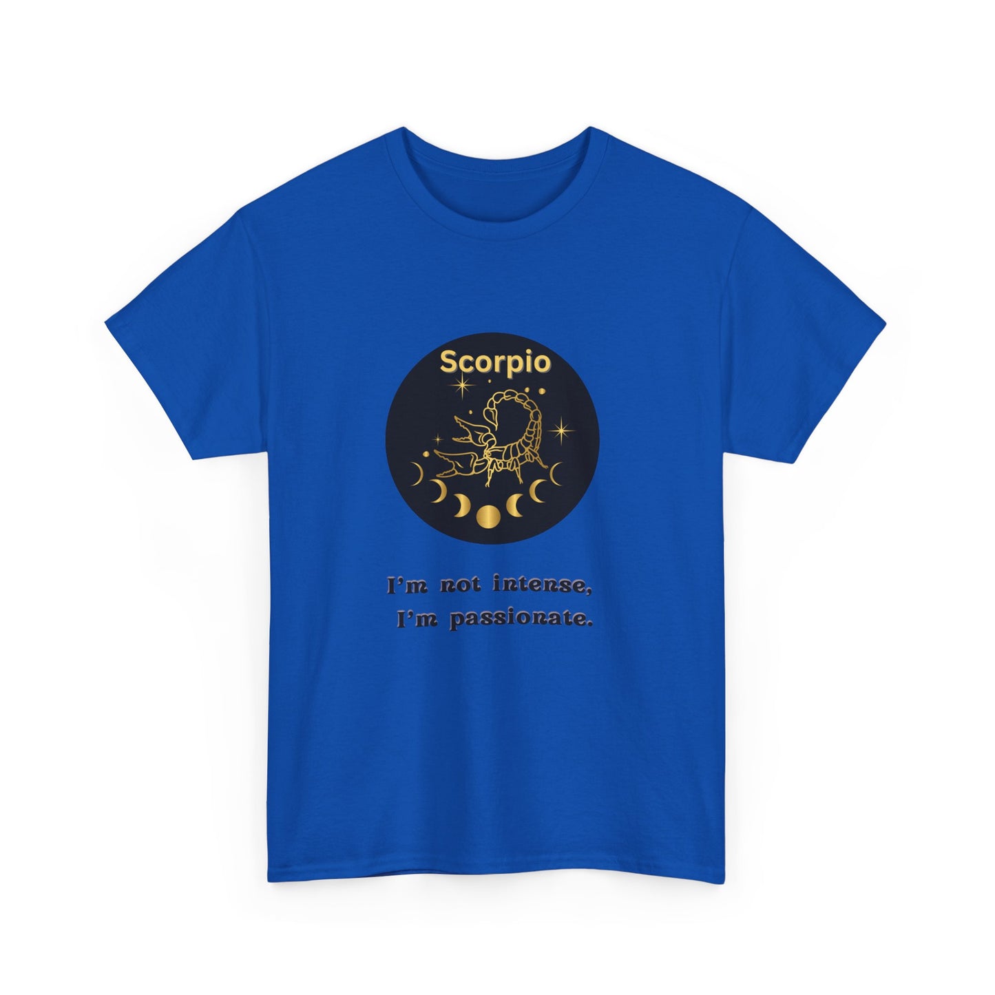 Scorpio T-Shirt, Scorpio Horoscope Gifts, Birth Month Gifts, Zodiac Sign T-Shirt Gifts, Astrology T-Shirt, Unisex Heavy Cotton Tee