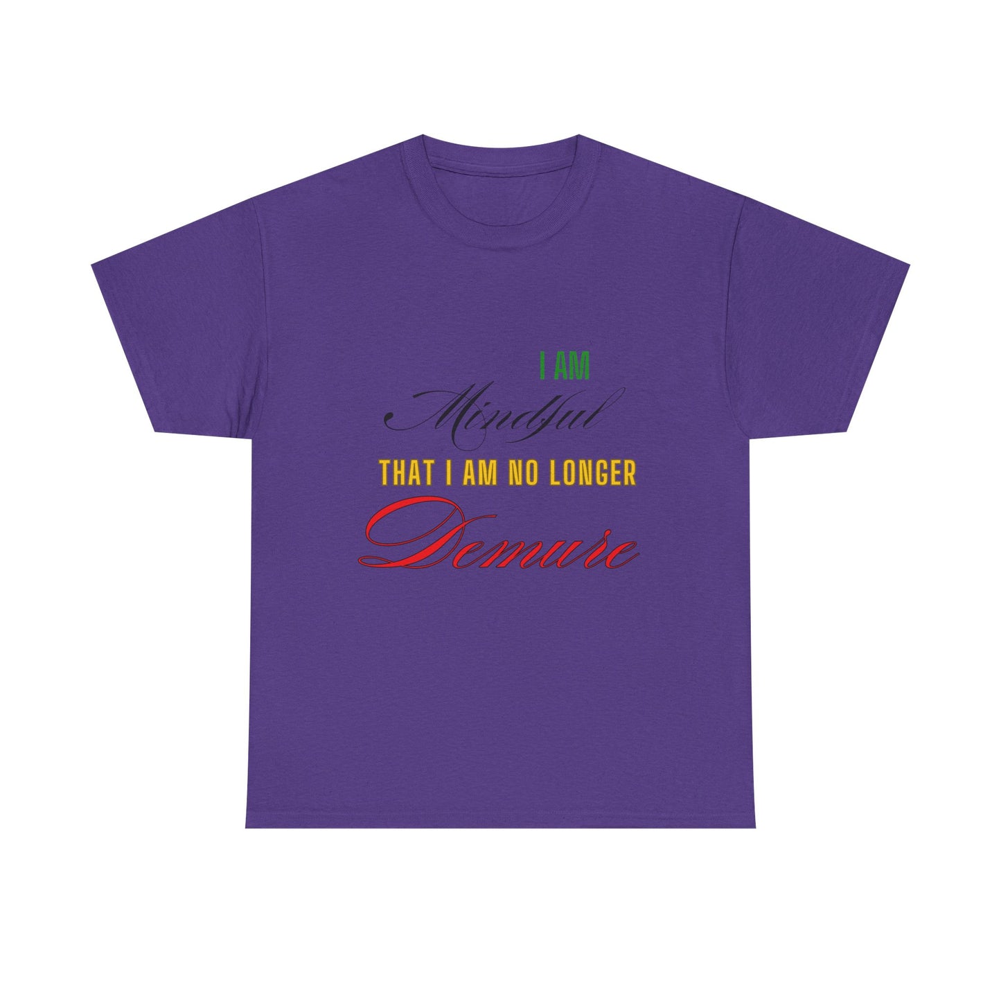 Demure Shirt, Funny Trendy T-Shirt, Viral Meme Shirt, Female Empowerment Shirt, Very Demure Very Mindful Very Cutesy, Minimalist Style, Fun