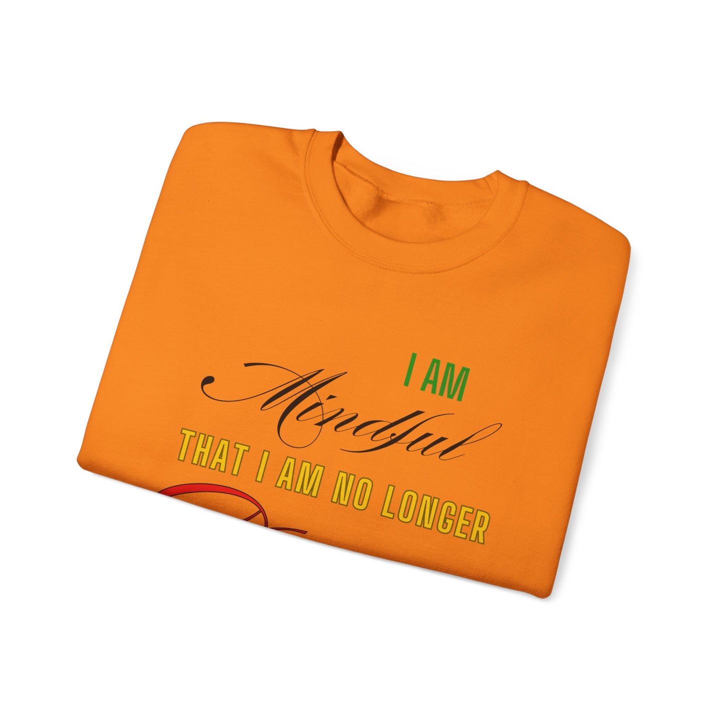 "Mindful But Not Demure" Heavy Blend™ Crewneck Sweatshirt, Demure Shirt, Funny Trendy Shirt, Viral Meme Shirt, Female Empowerment Shirt, Very Demure Very Mindful Very Cutesy, Minimalist Style