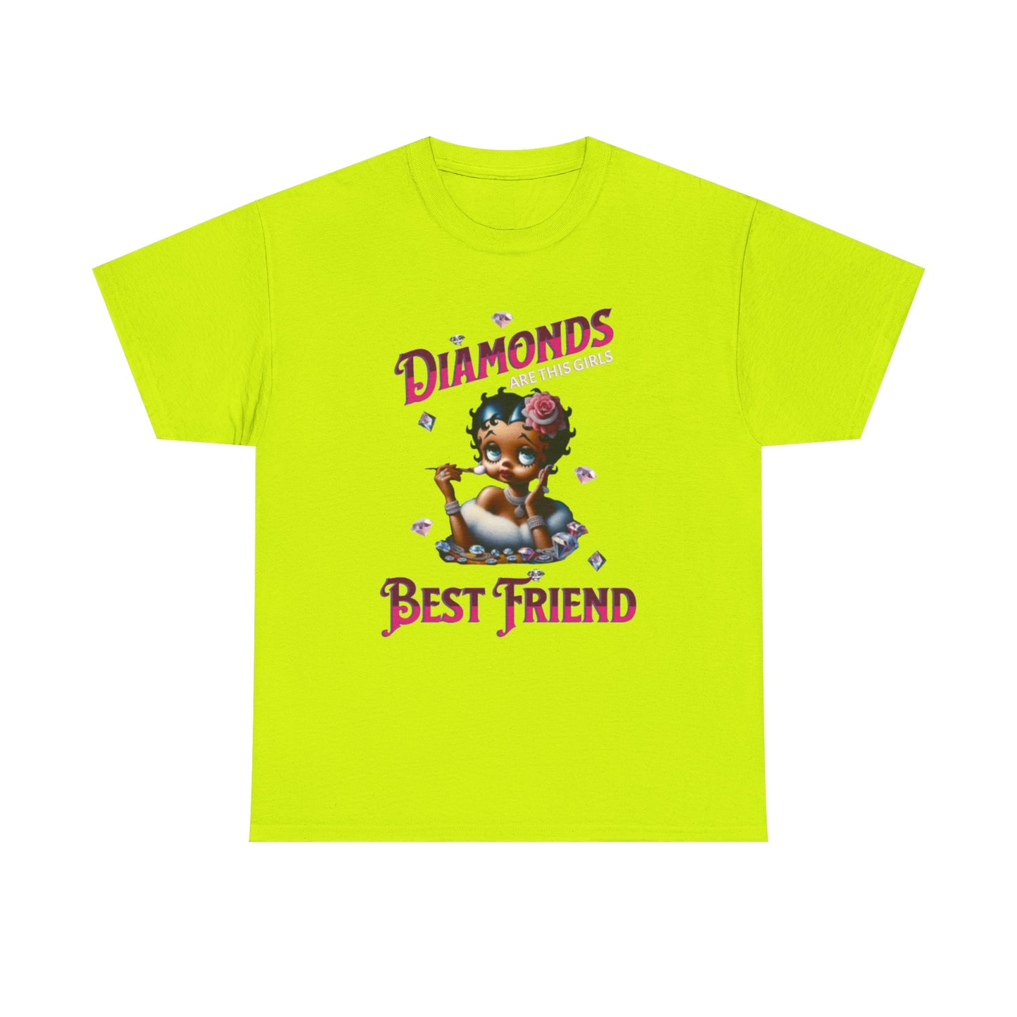Diamonds Are This Girl's Best Friend, Marilyn Monroe Quote Shirt, Best Friend Tees, Betty Boop I Love Diamonds T-Shirts,