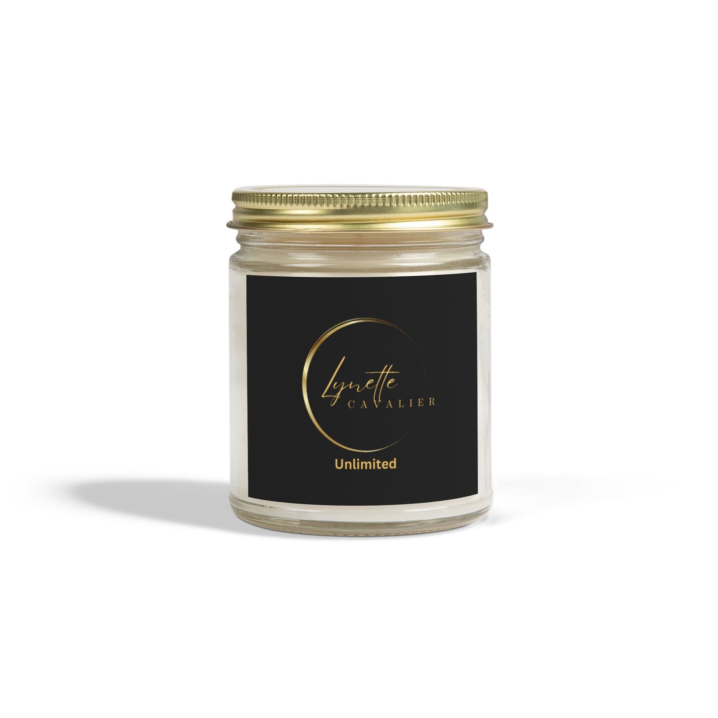 Lynette Cavalier's Scented Candles, Coconut Apricot Wax (4oz, 9oz), 20 Hours of Burn Time, Hand Poured Coconut Apricot Wax