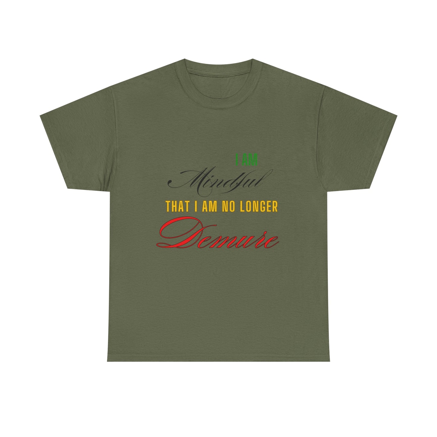 Demure Shirt, Funny Trendy T-Shirt, Viral Meme Shirt, Female Empowerment Shirt, Very Demure Very Mindful Very Cutesy, Minimalist Style, Fun