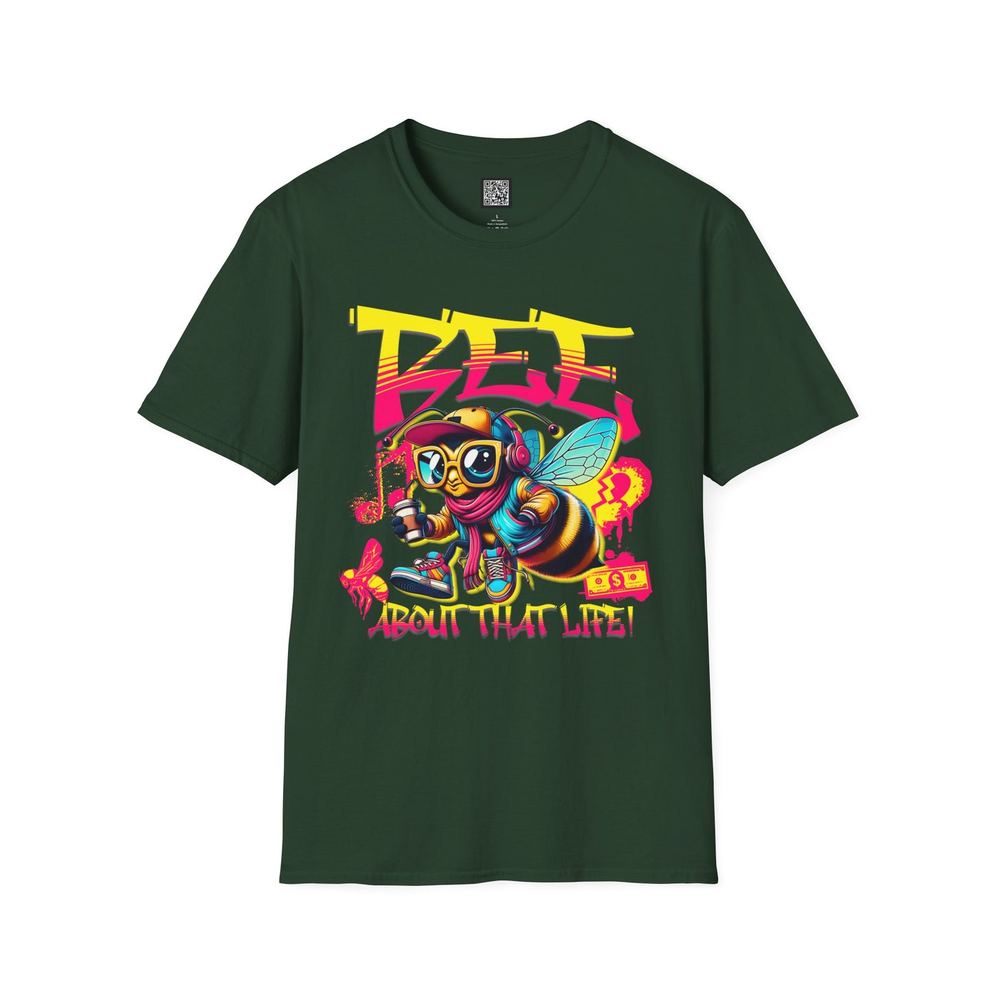 Beekeeper Graphic T-Shirt, Cute Bee Lovers T-Shirt, Fun Colorful Graphic Bee Tee, Summer Casual Wear, Gift for Bee Enthusiast