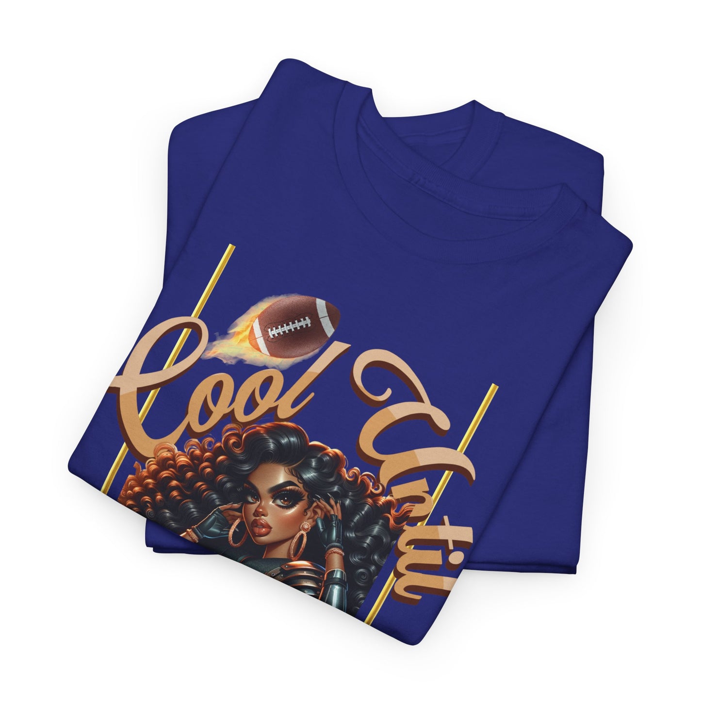 Cool Vibes Kickoff T-Shirt, Game Day Tee, Chic Football Apparel, Football Girl Shirt, Woman Glam Football Shirt, Cute Football Tees, Football Shirts