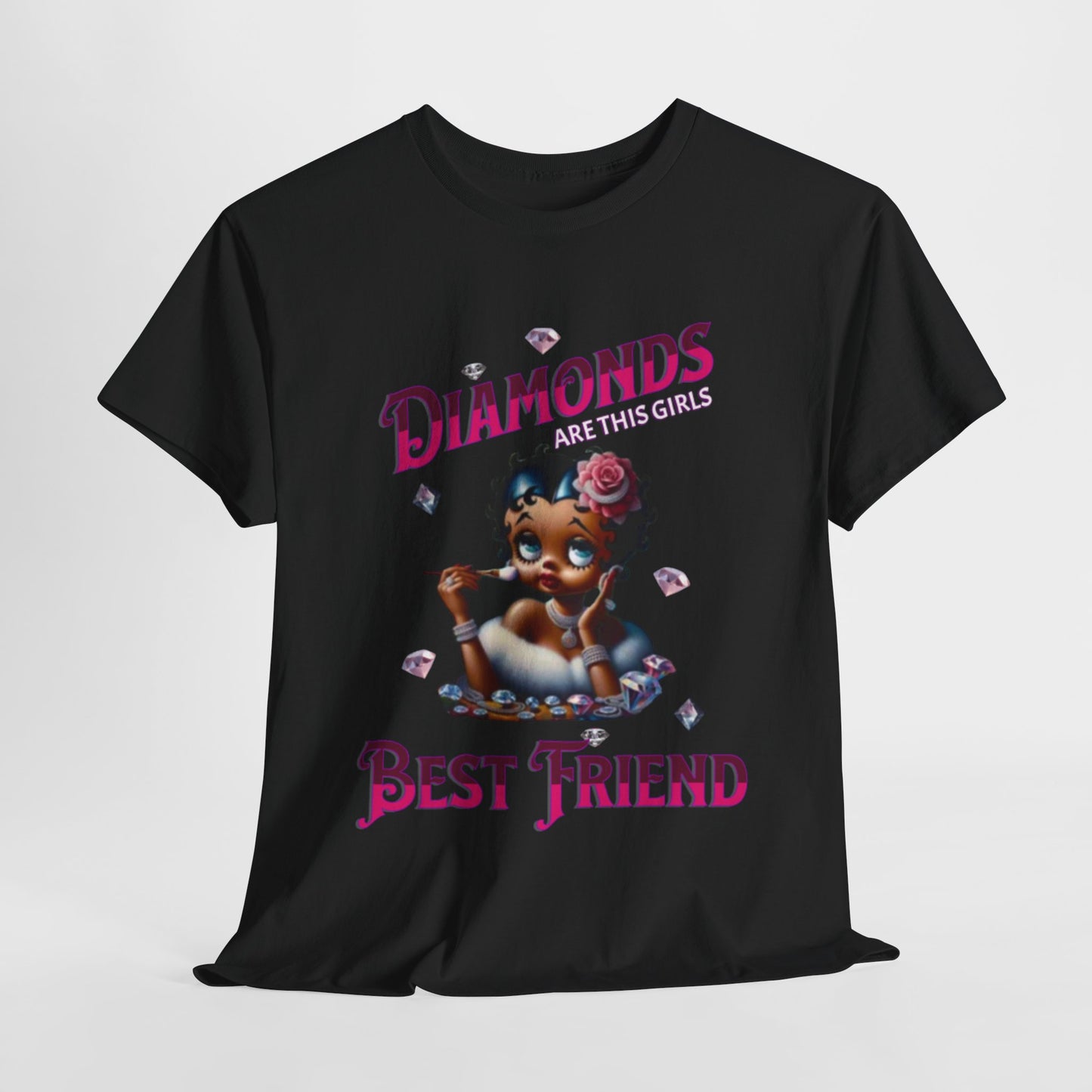Diamonds Are This Girl's Best Friend, Marilyn Monroe Quote Shirt, Best Friend Tees, Betty Boop I Love Diamonds T-Shirts,