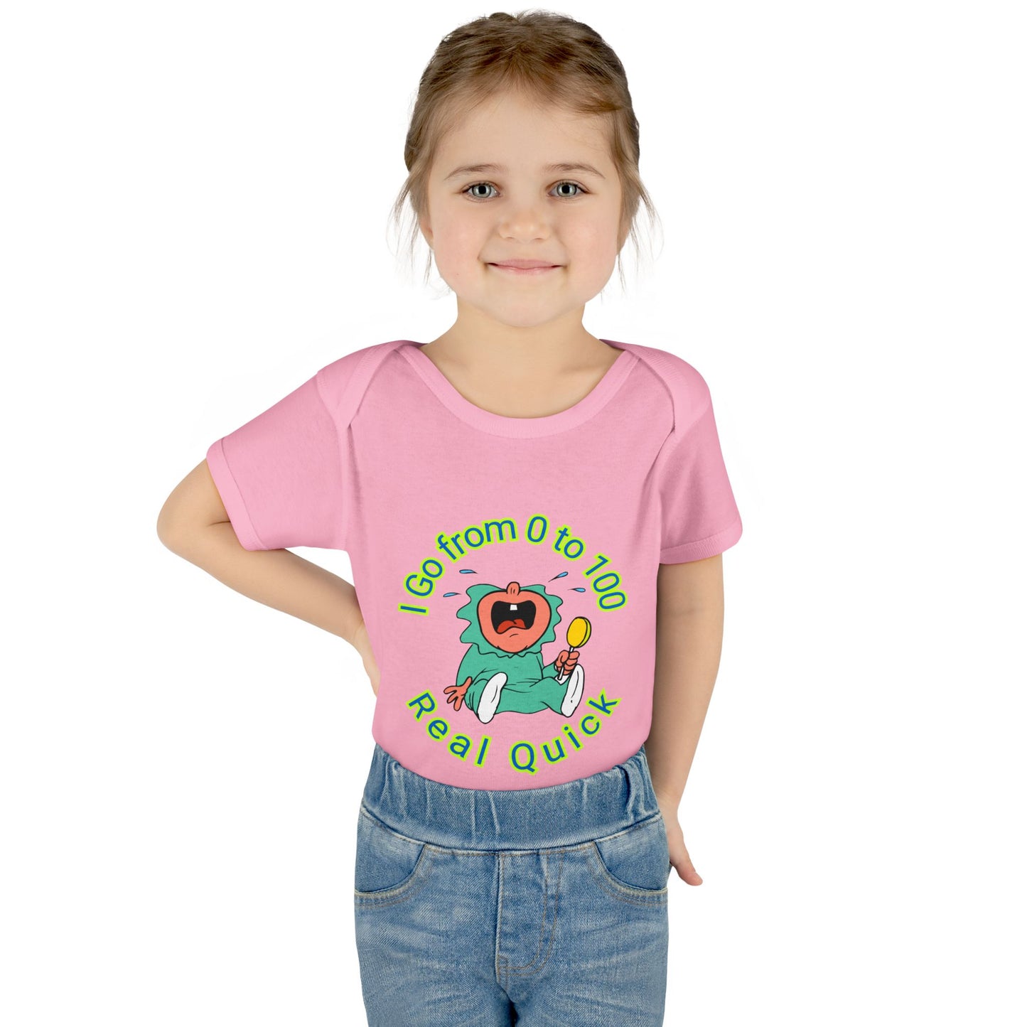 Funny Baby Onesies from 0 to 24 Months, Cute Colorful Baby Onesies for Boy or Girl, From 0 to 100 Real Quick, Newborn Baby Shower Gifts