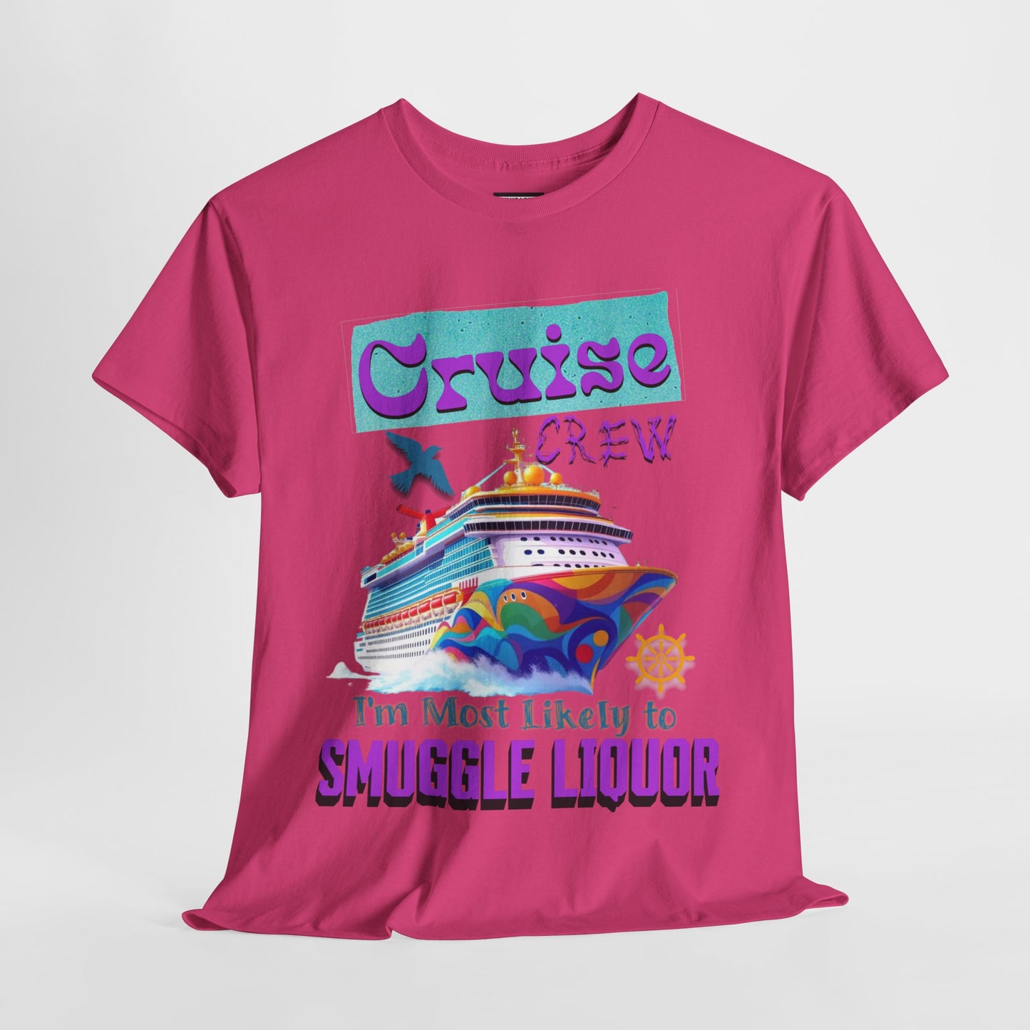 Cruise Crew Tee - Fun Cruise Vacation Shirt, Unisex Cotton T-Shirt, Summer Holiday Apparel, Perfect Gift for Cruise Travelers, Cruise Enthusiasts