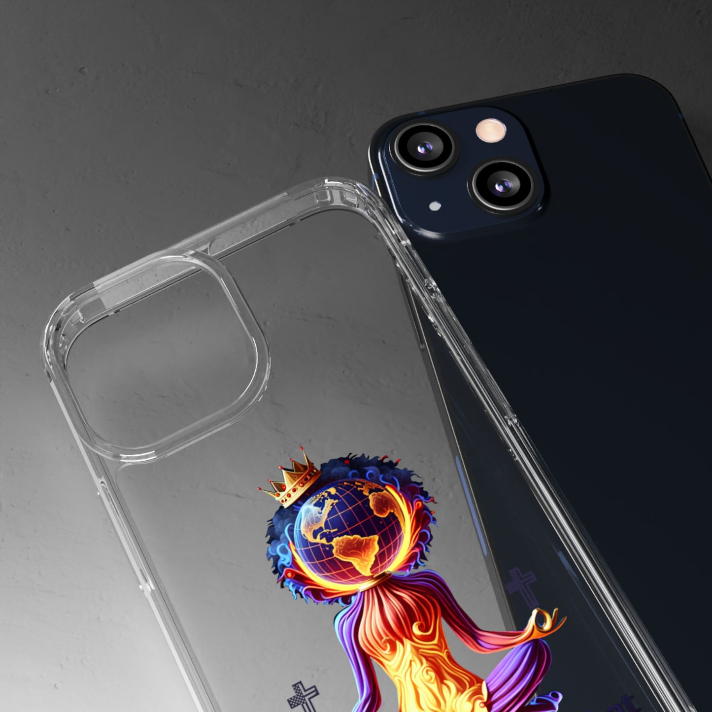 "Heavy is the Head" Clear Cellphone Case Cases, Inspirational Cellphone Case for iPhone and Samsung Phones, Custom Cellphone Case