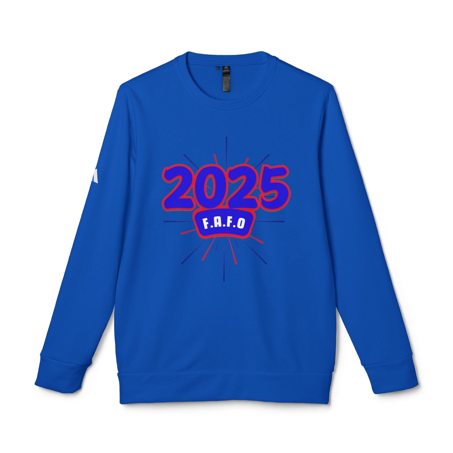 Adidas Unisex Fleece "F.A.F.O." Crewneck Sweatshirt, Anti-Trump Regime Shirt, Fight Oligarchy Shirts, F around... You Know the Rest Shirt