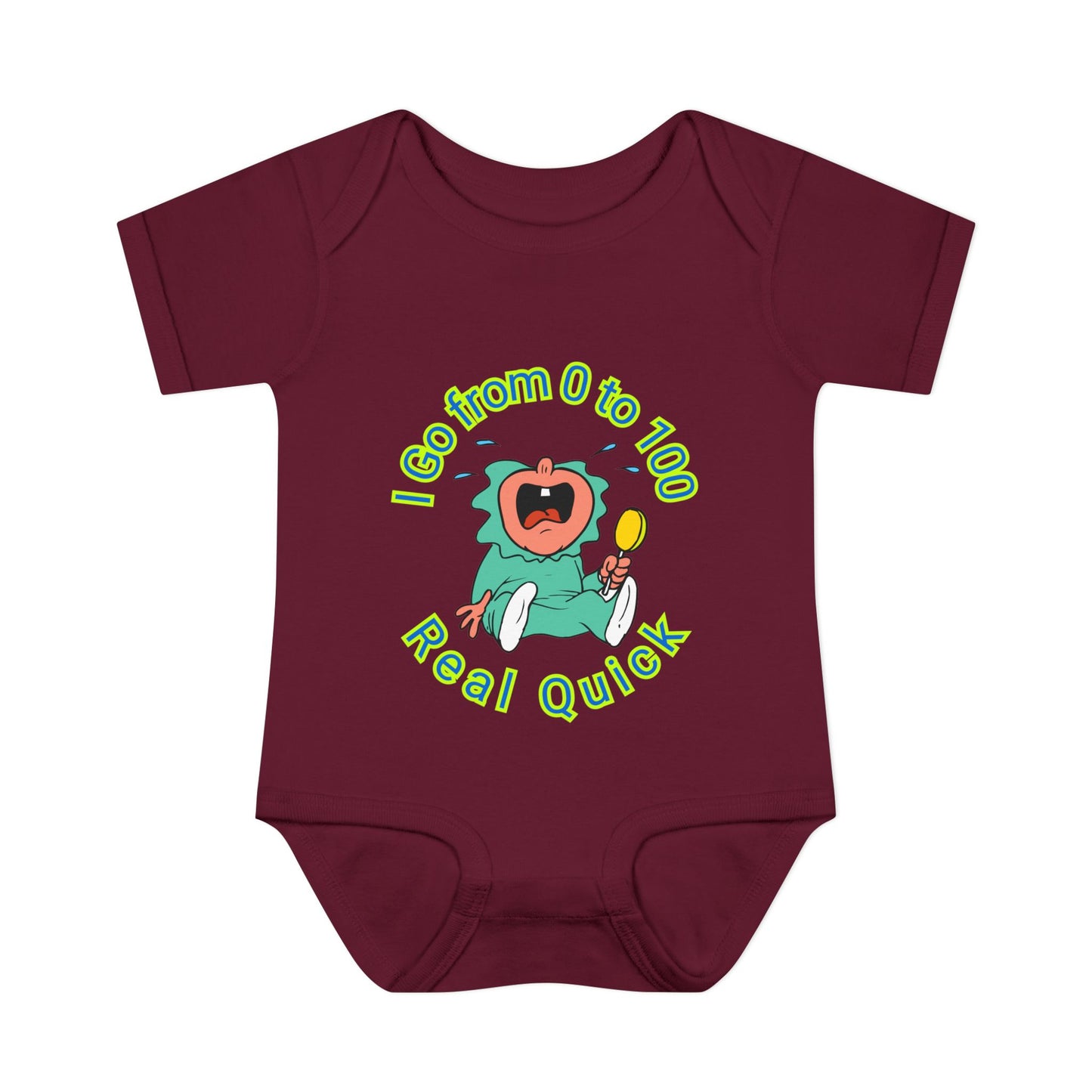 Funny Baby Onesies from 0 to 24 Months, Cute Colorful Baby Onesies for Boy or Girl, From 0 to 100 Real Quick, Newborn Baby Shower Gifts