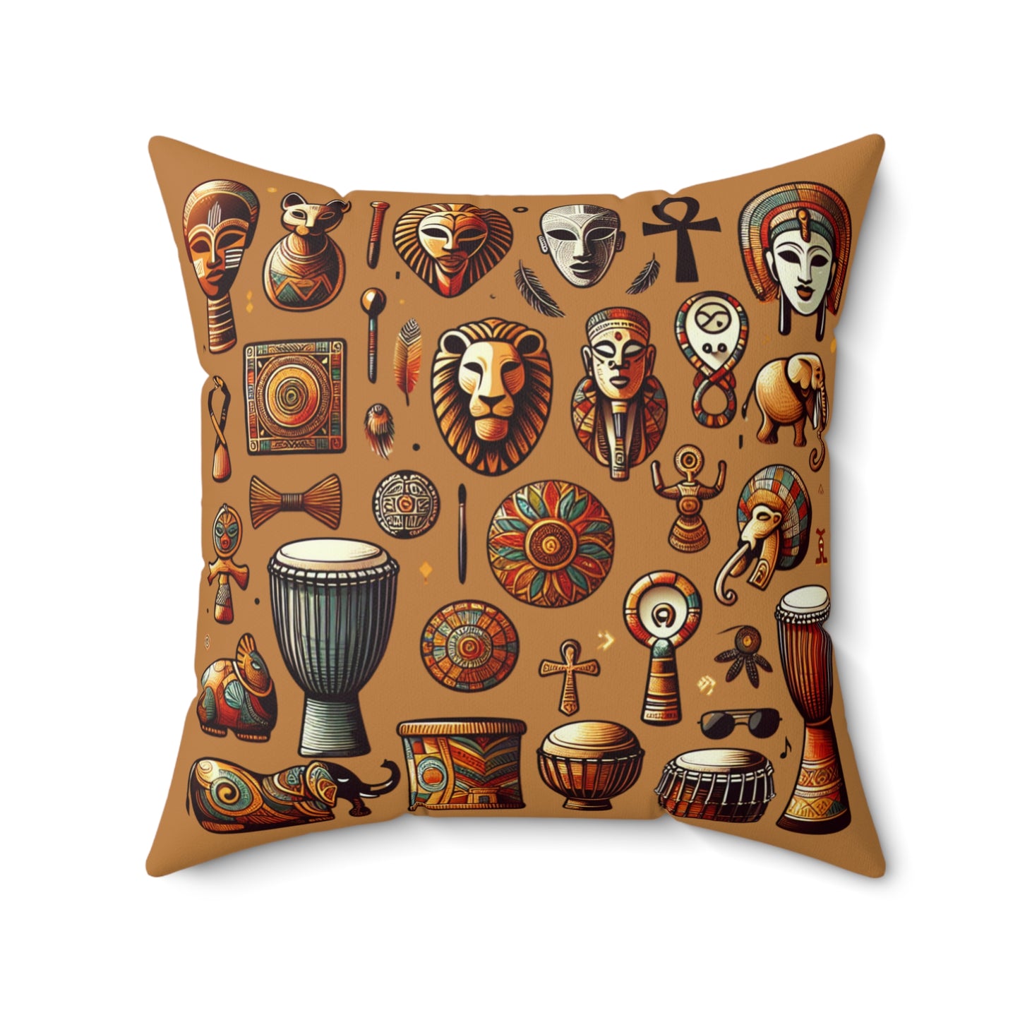 African Print Pillow, Black History Pillow, Boho Chic Pillows, African Ethnic Pillow, Ethnic African Style Pillows, Unique Pillows for a Gift