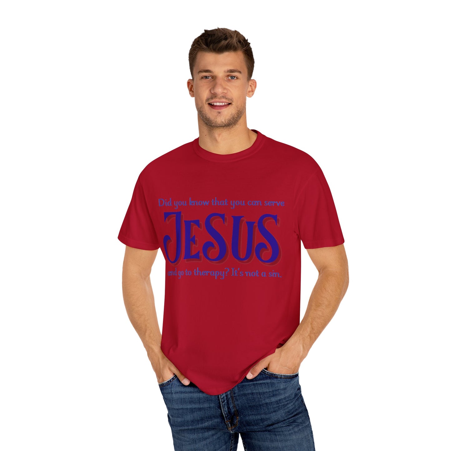 Religious Shirt for Gift, Religious Gift, Inspirational Shirt, Jesus T-Shirt, Christian T-Shirt, Jesus is Love, Unisex, Therapy Shirt, Mental Health Tees