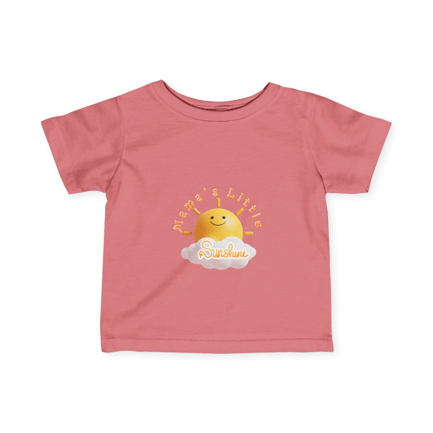 Mama's Little Sunshine Infant Fine Jersey Tee, Perfect Baby Shower Gift for Boy or Girl, 6-24 Mo. Toddler T-Shirt Gifts, T-Shirts for Toddler Boy and Girls