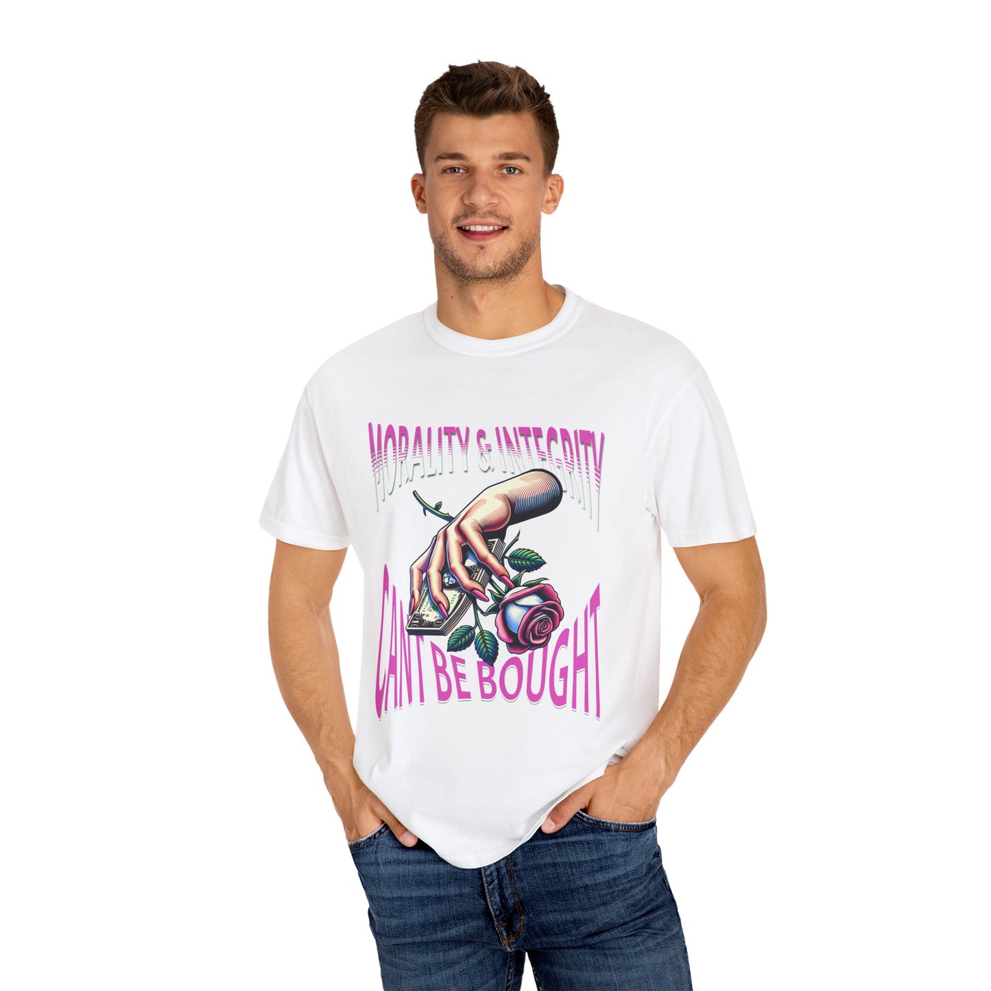Morality & Integrity Can’t Be Bought T-Shirts, Inspirational T-Shirts, Unisex Morality Shirts, Motivational Shirts for a Gift, Integrity Shirts