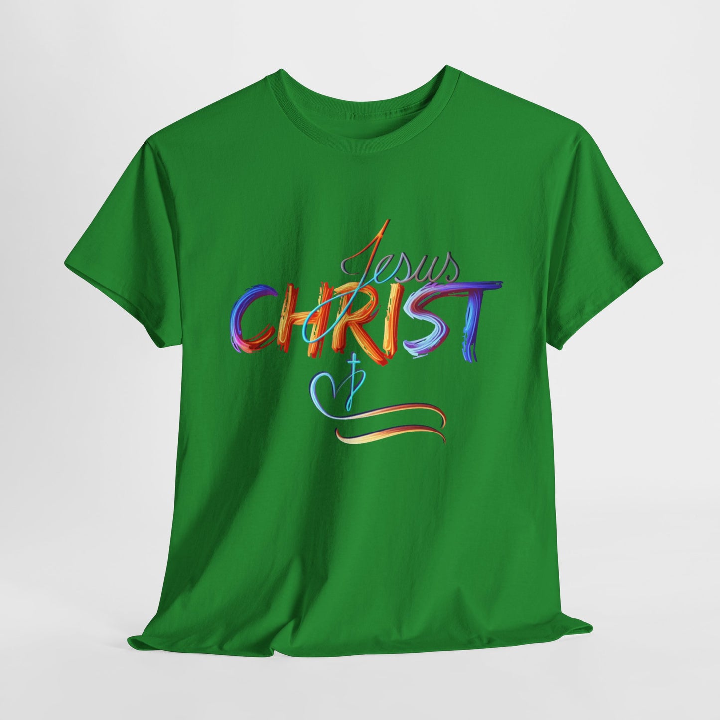Jesus Christ Shirt, Faith & Light T-shirt, Christian Apparel, Bold Christian Graphics, Christian Gift, Faith-Based Art, Gospel Merchandise