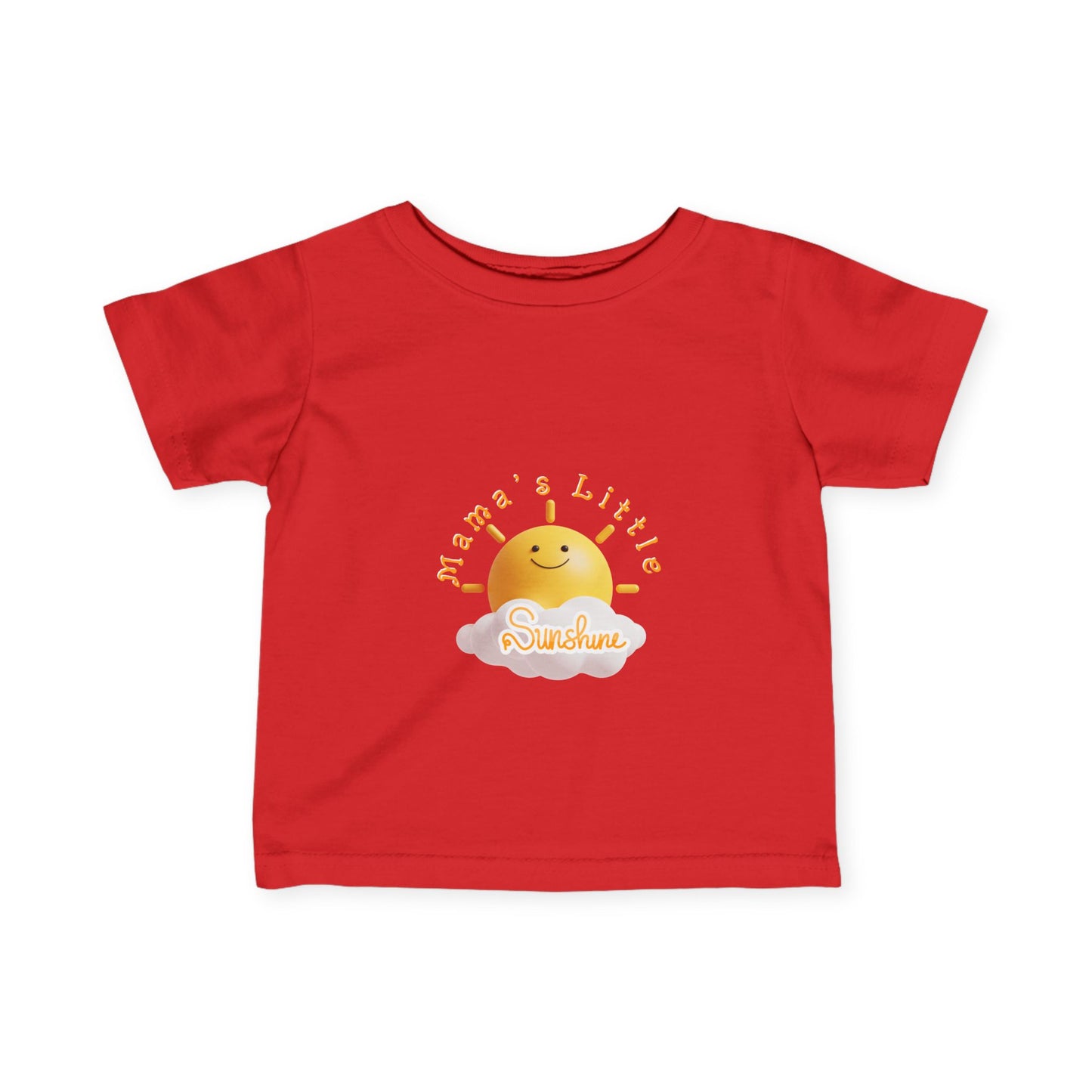 Mama's Little Sunshine Infant Fine Jersey Tee, Perfect Baby Shower Gift for Boy or Girl, 6-24 Mo. Toddler T-Shirt Gifts, T-Shirts for Toddler Boy and Girls