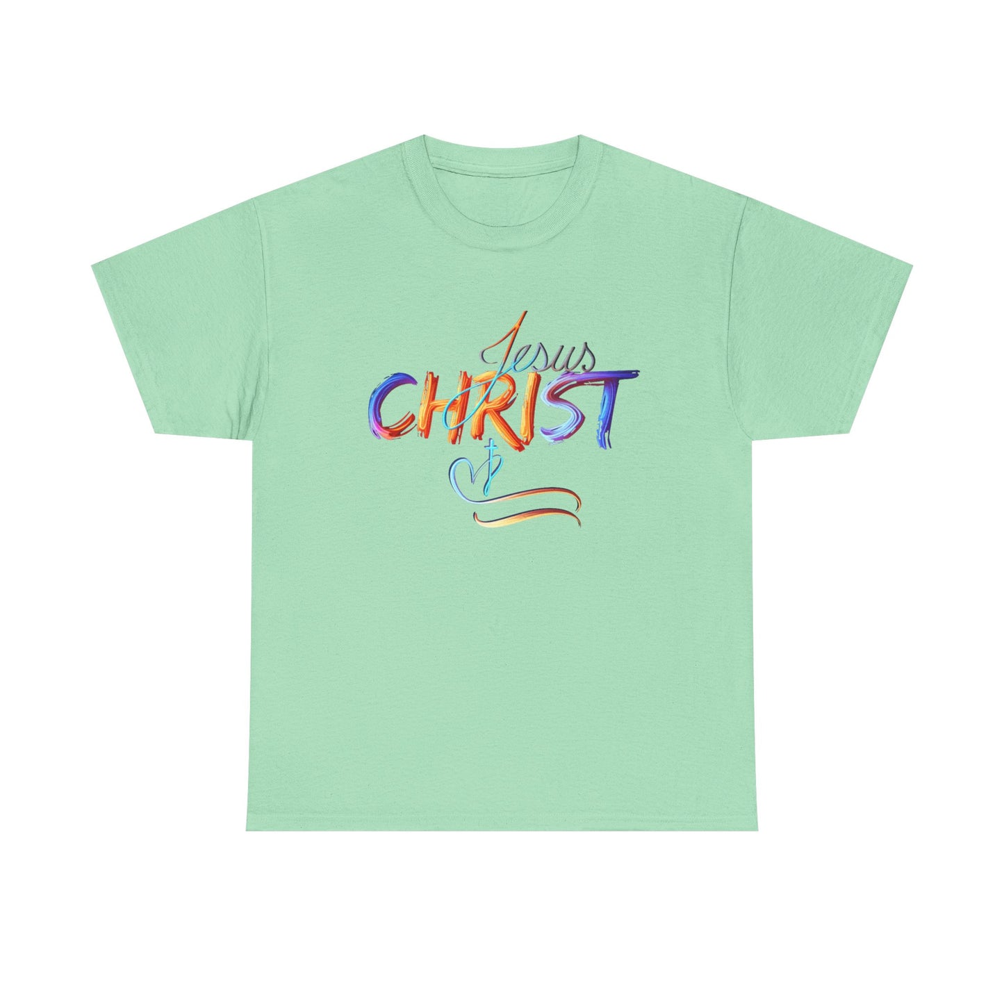 Jesus Christ Shirt, Faith & Light T-shirt, Christian Apparel, Bold Christian Graphics, Christian Gift, Faith-Based Art, Gospel Merchandise