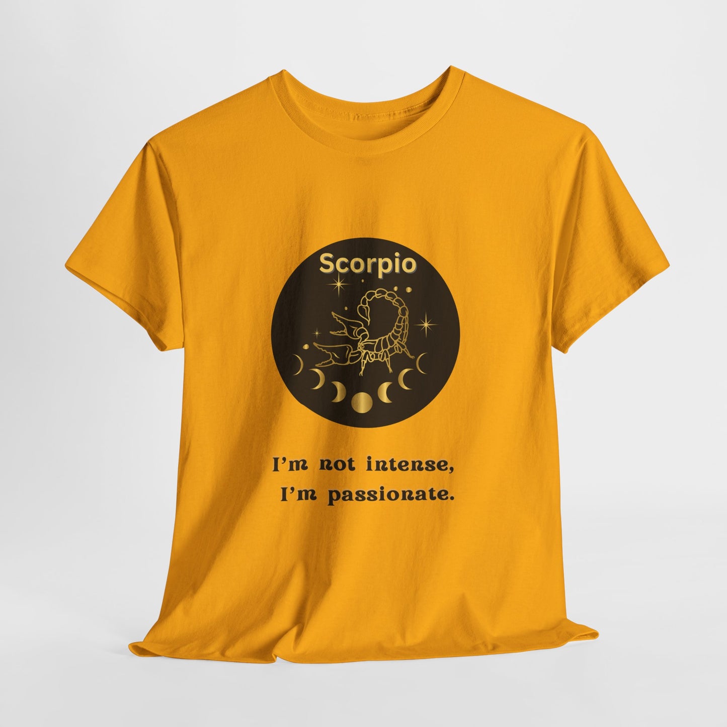 Scorpio T-Shirt, Scorpio Horoscope Gifts, Birth Month Gifts, Zodiac Sign T-Shirt Gifts, Astrology T-Shirt, Unisex Heavy Cotton Tee
