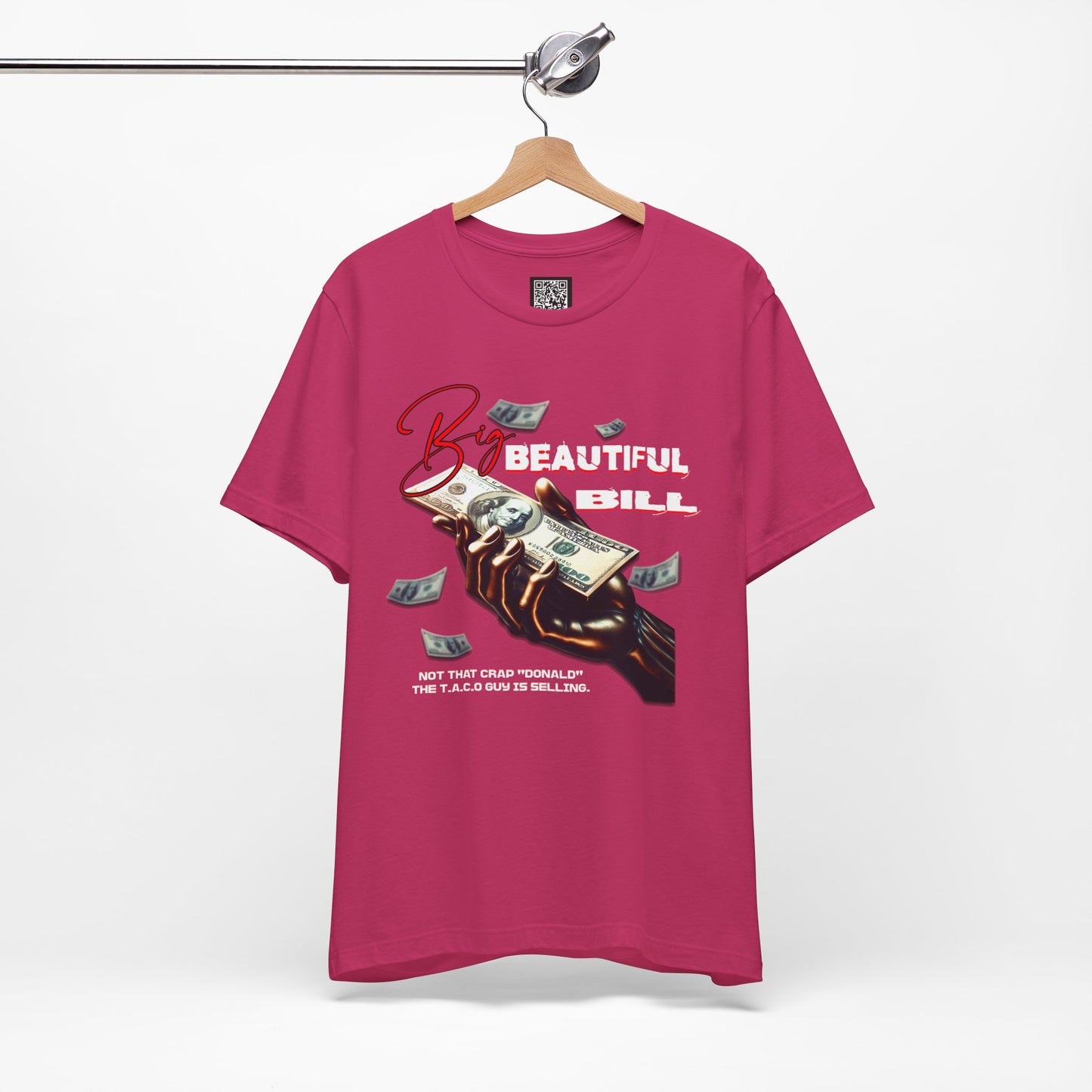 The T.A.C.O Guy: Big Beautiful Bill T-Shirt, The Only Big Beautiful Bill Shirt, No Kings and Hands Off Protest Shirts, Money Falling Shirt